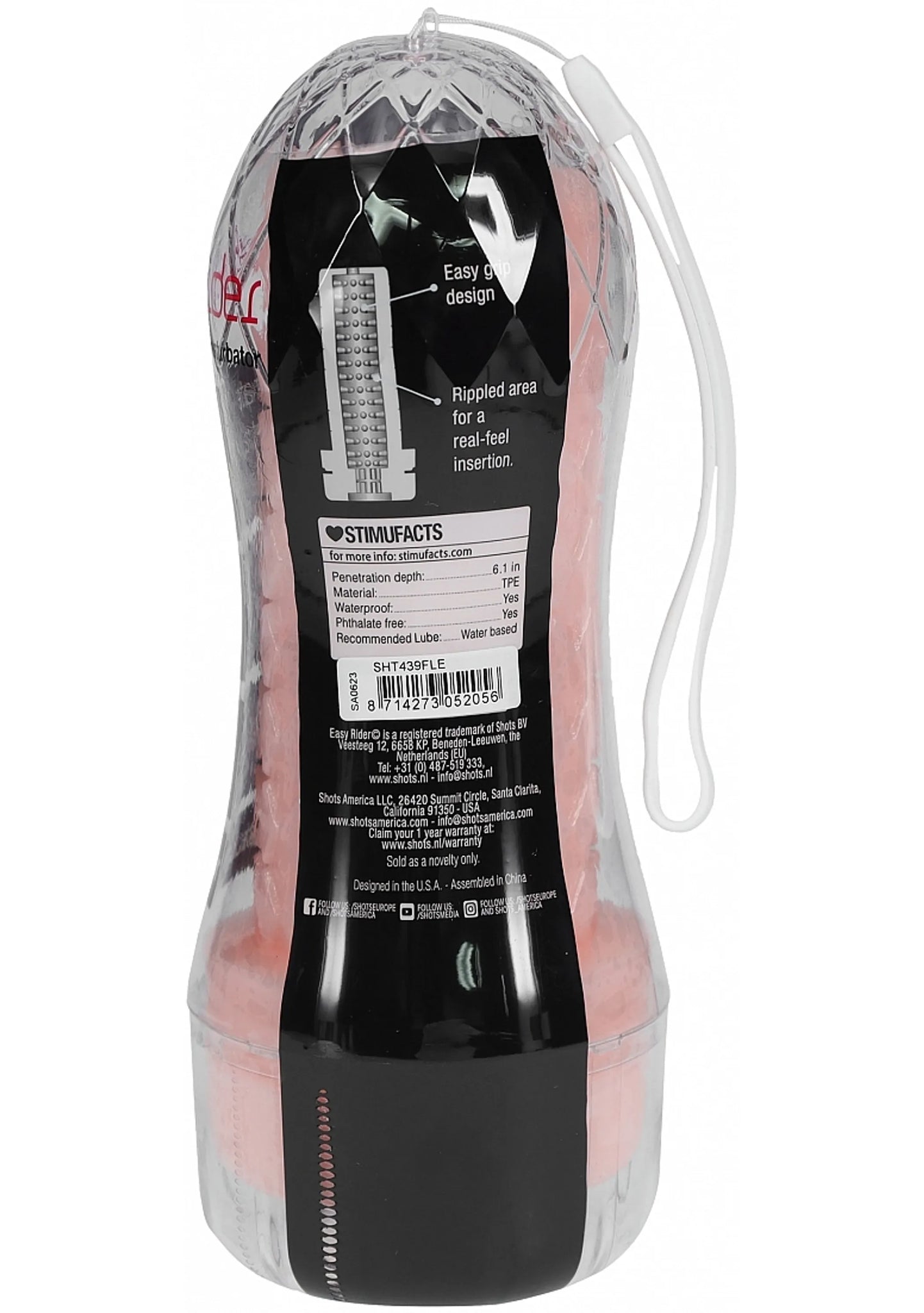 EASY RIDER CLEAR ROUNDED CASE FLESH