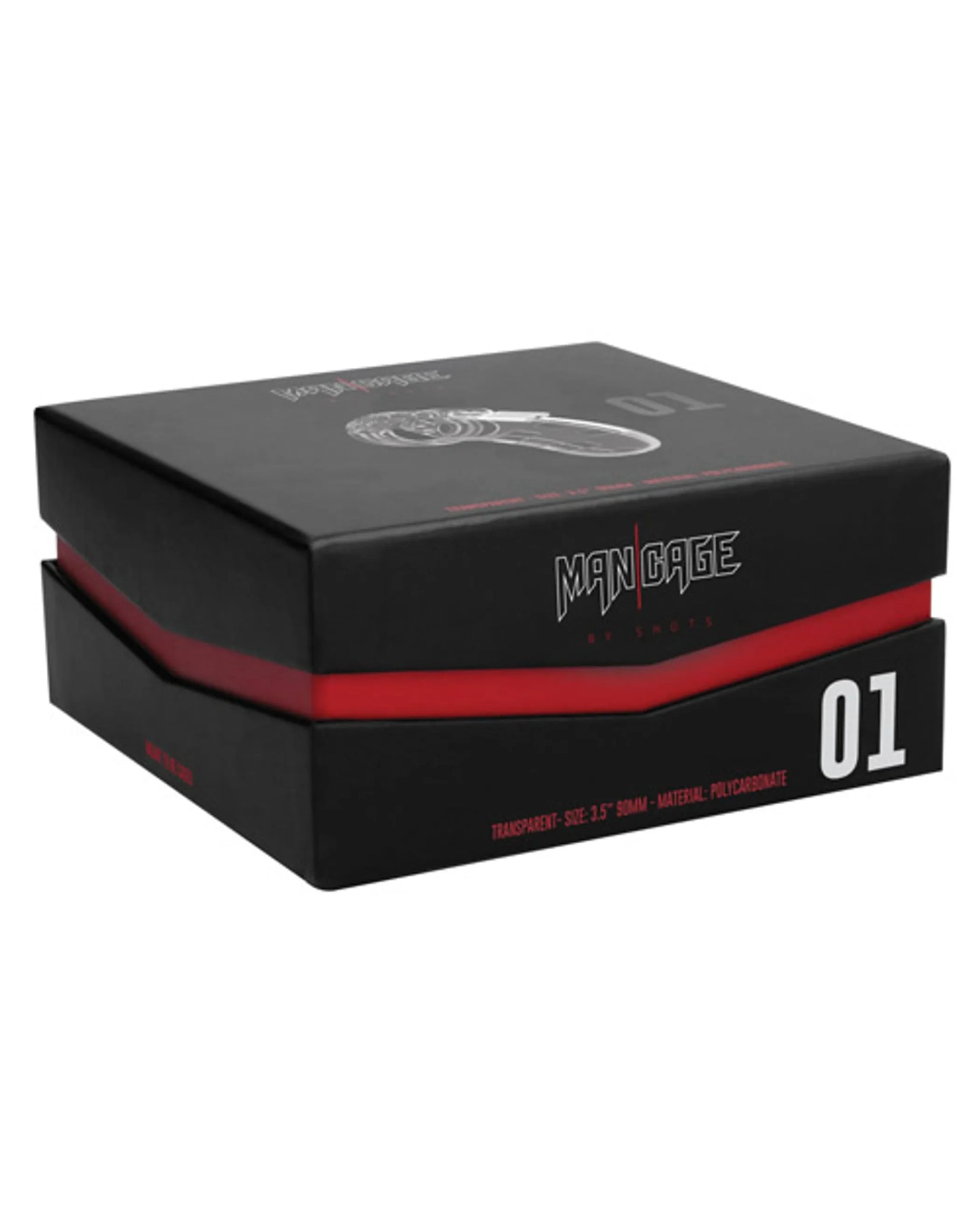 MANCAGE CHASTITY 3.5IN TRANSPARENT MODEL 01