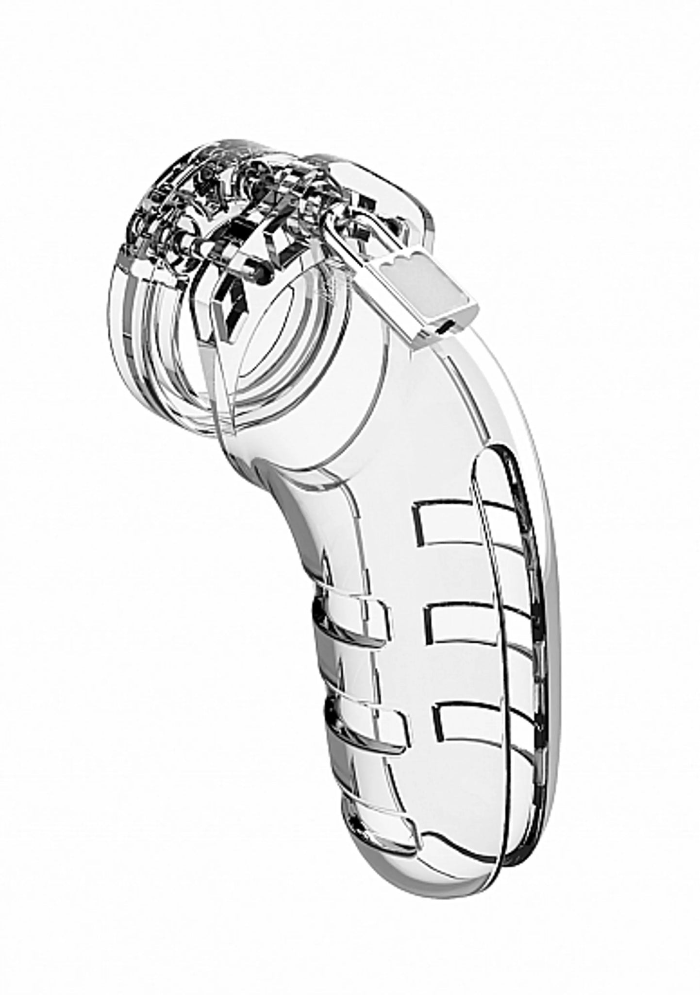 MANCAGE CHASTITY 5.5IN TRANSPARENT MODEL 6