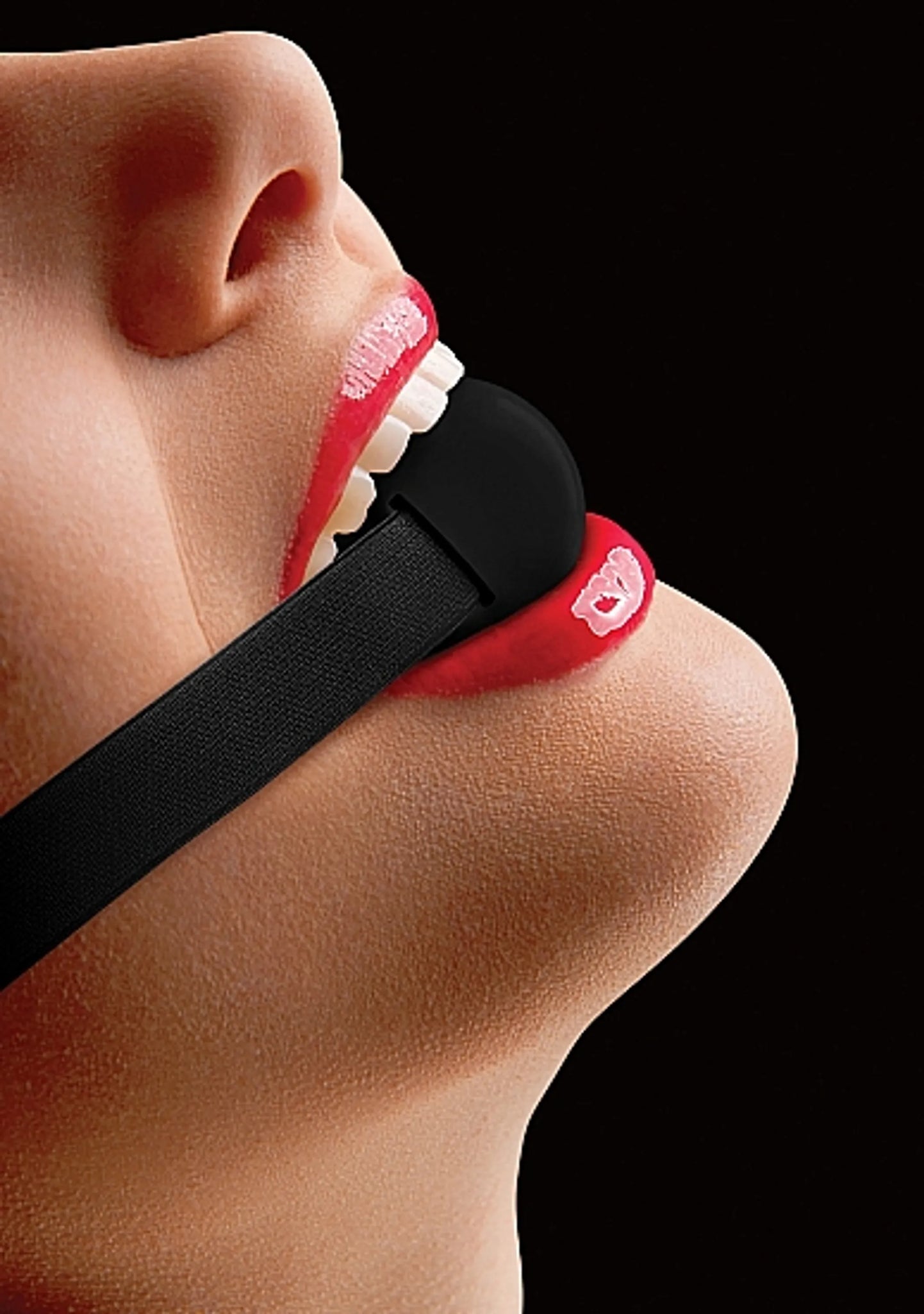 ELASTIC BALL GAG BLACK