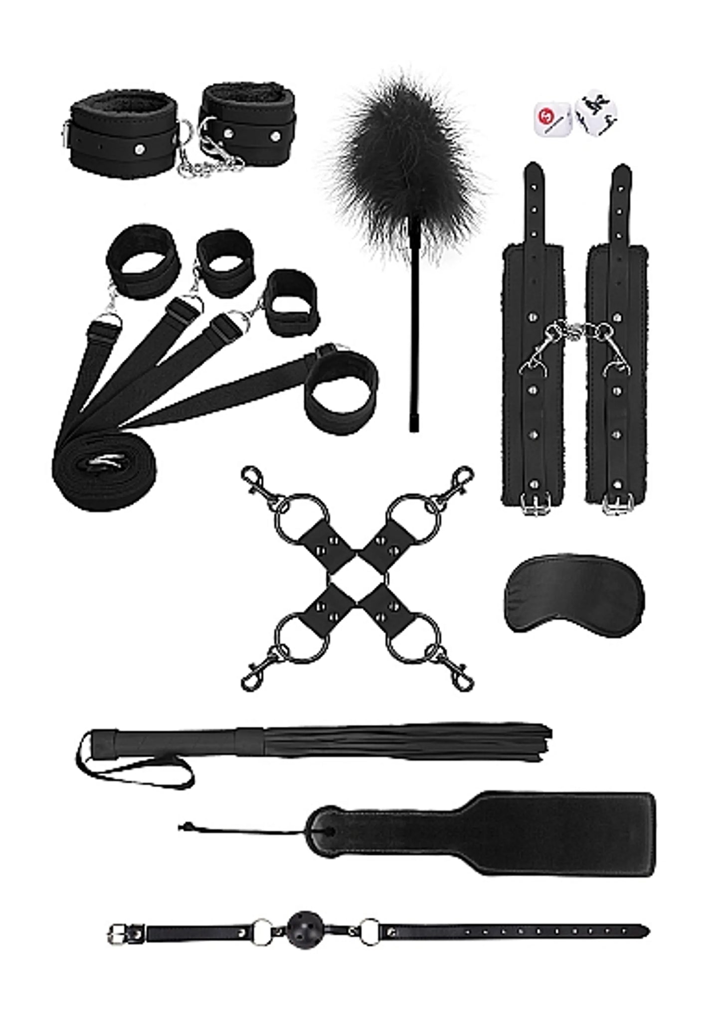 SUPREME BED BINDINGS RESTRAINT KIT BLACK