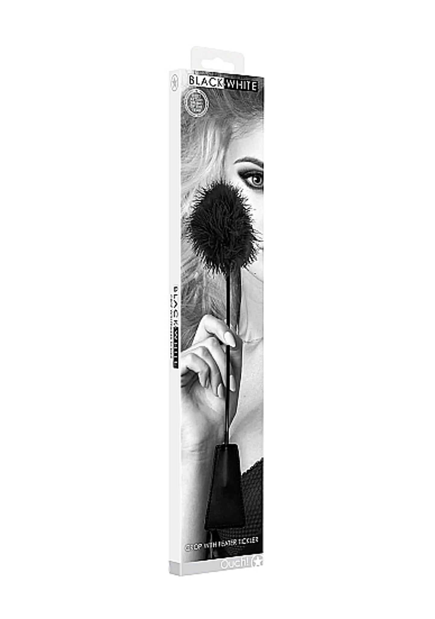 B&W CROP WITH FEATHER TICKLER