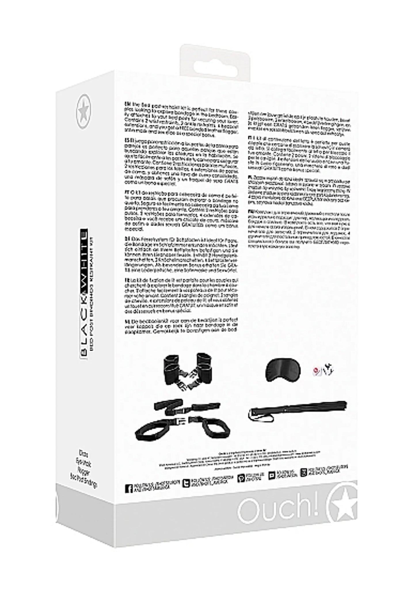 B&W BED POST BINDING RESTRAINT SYSTEM