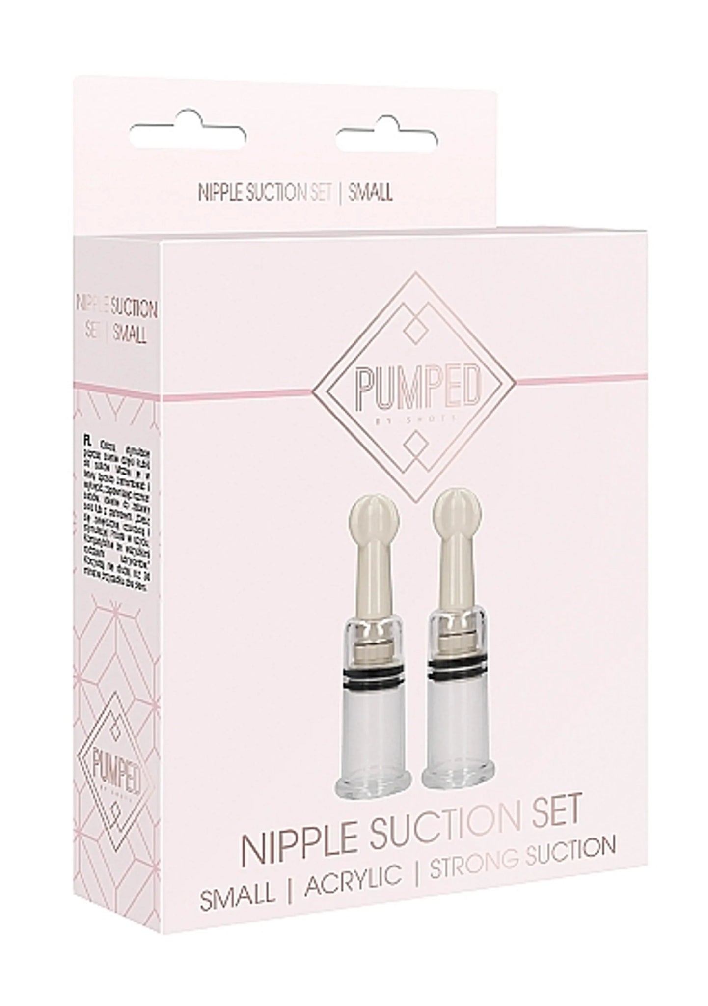 PUMPED NIPPLE SUCTION SET SMALL TRANSPARENT