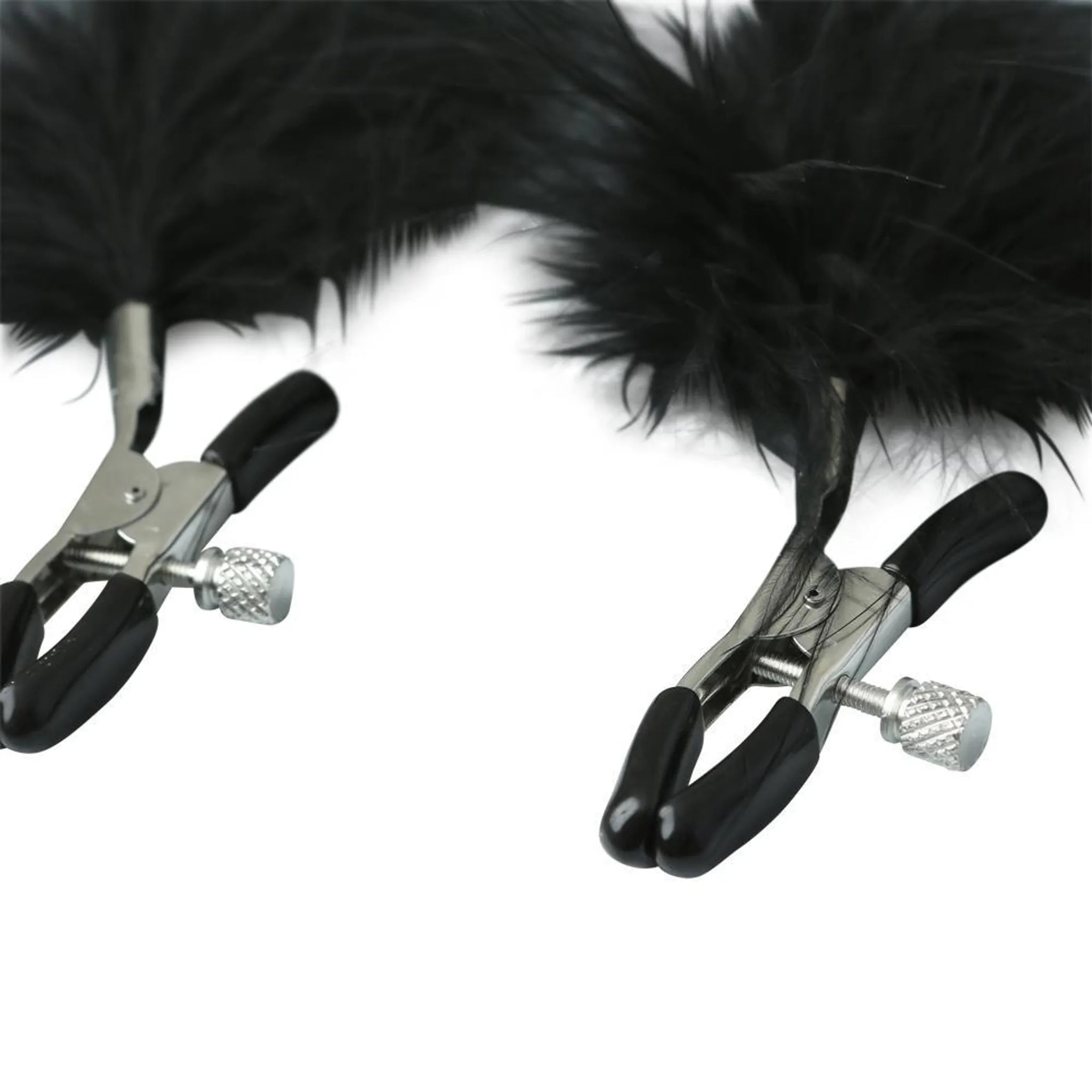 SEX & MISCHIEF FEATHERED NIPPLE CLAMPS