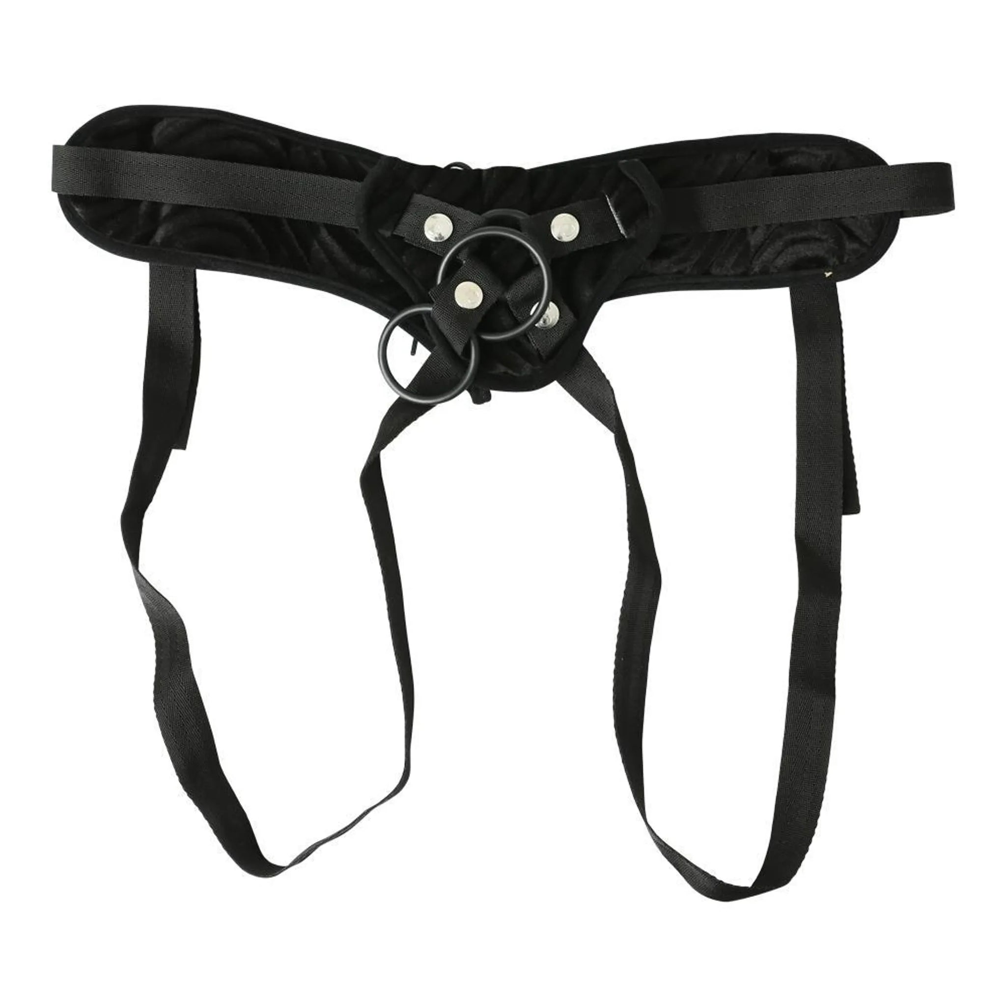 CORSETTE HARNESS BLACK VIBRATING