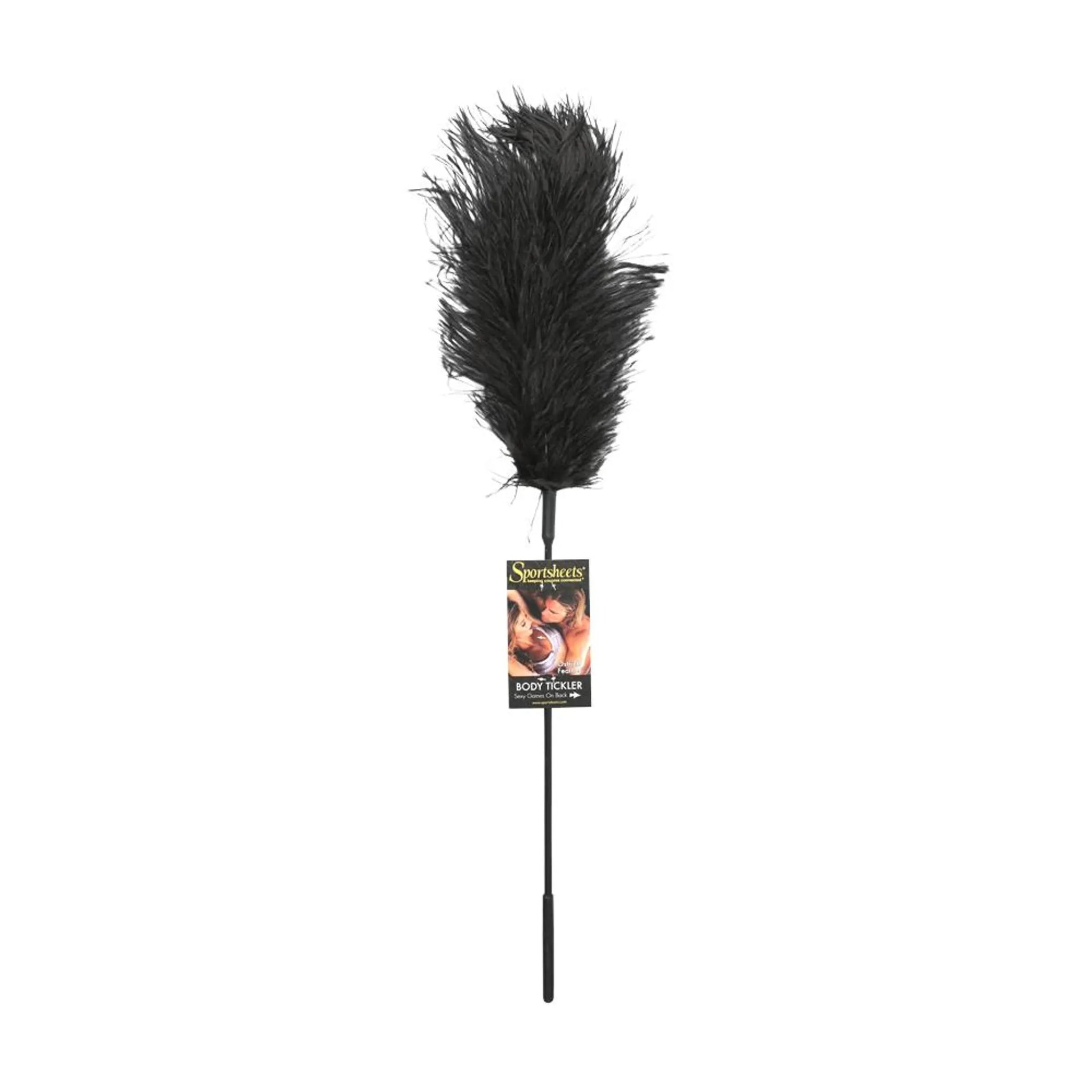 OSTRICH FEATHER BLACK