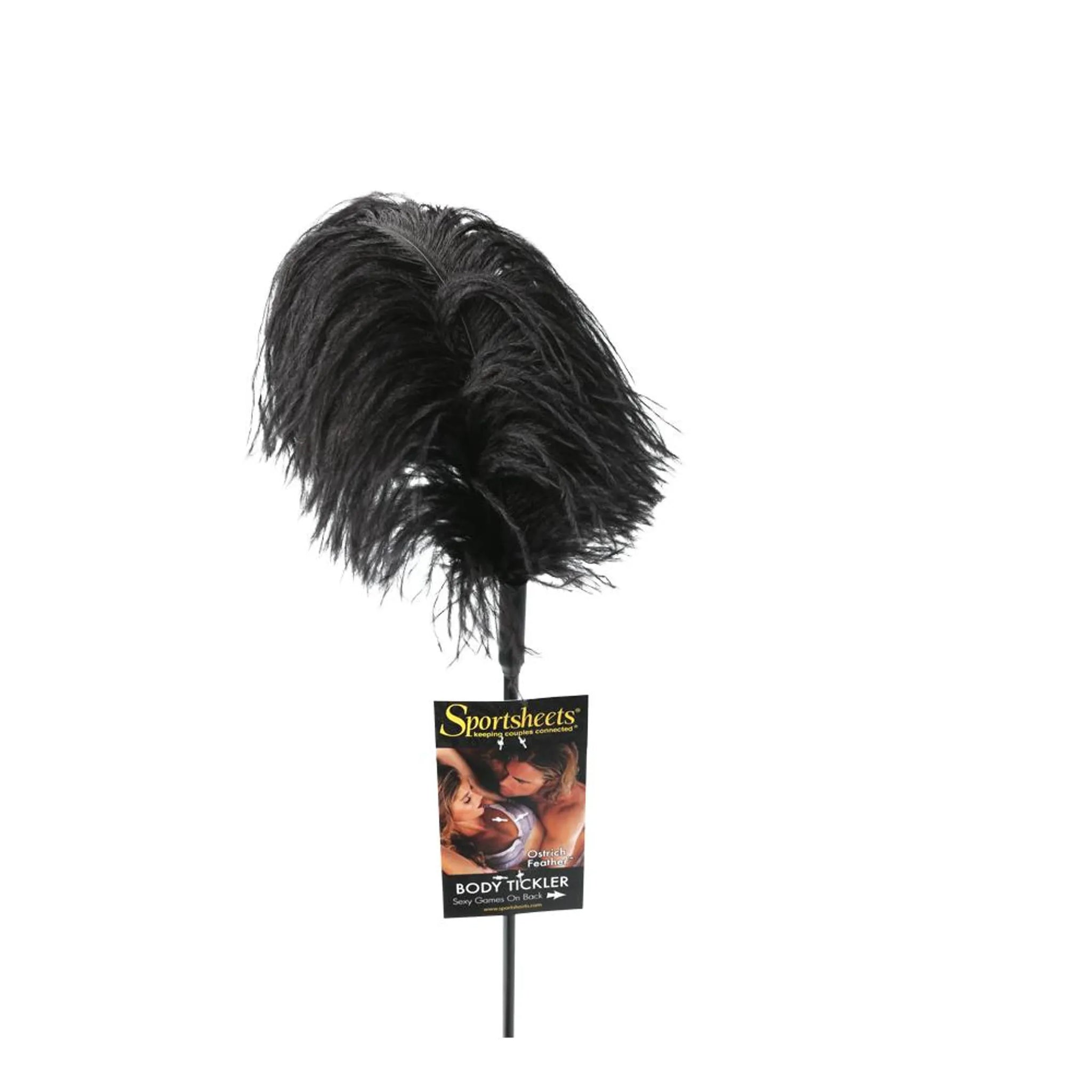 OSTRICH FEATHER BLACK