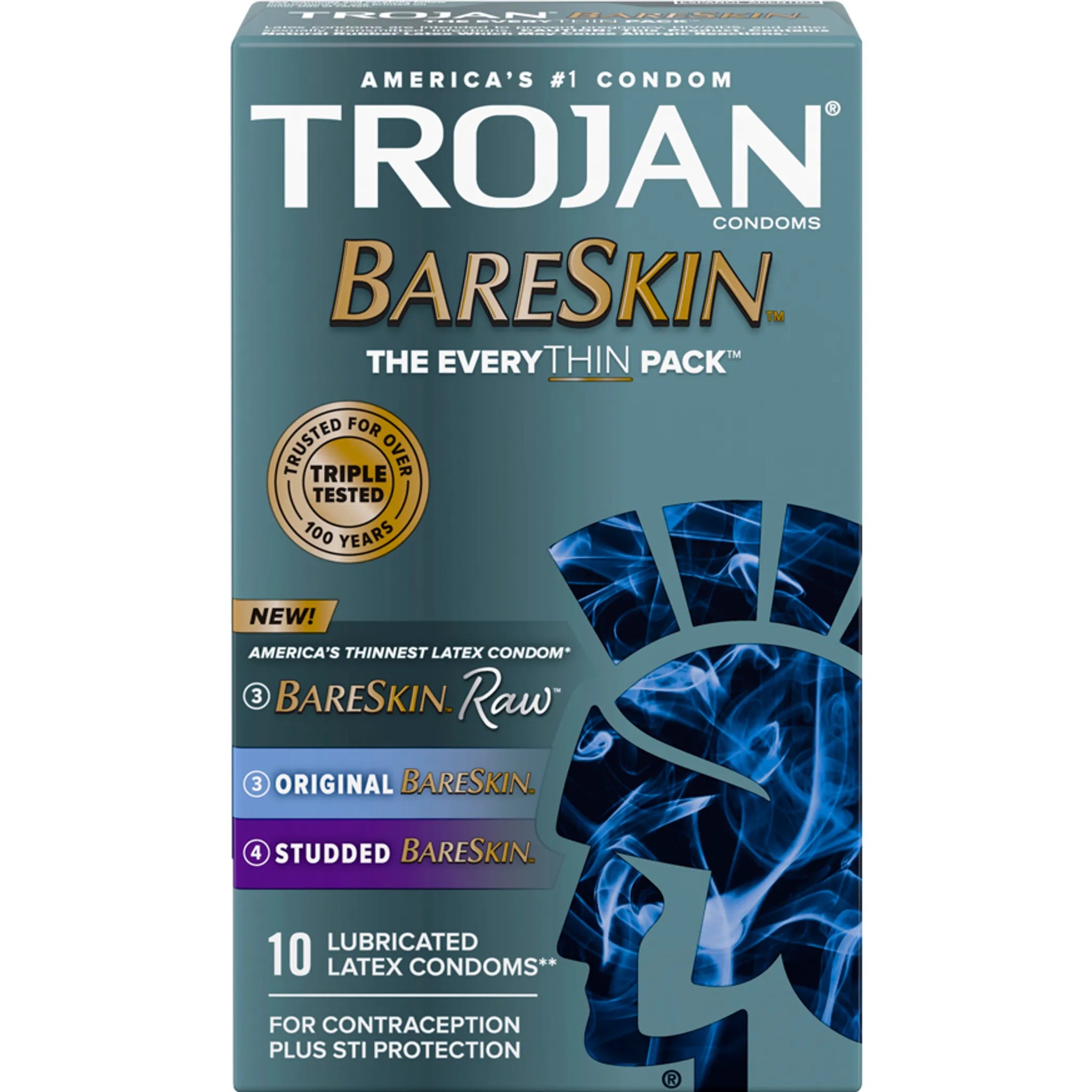 TROJAN BARESKIN EVERYTHIN 10 CT