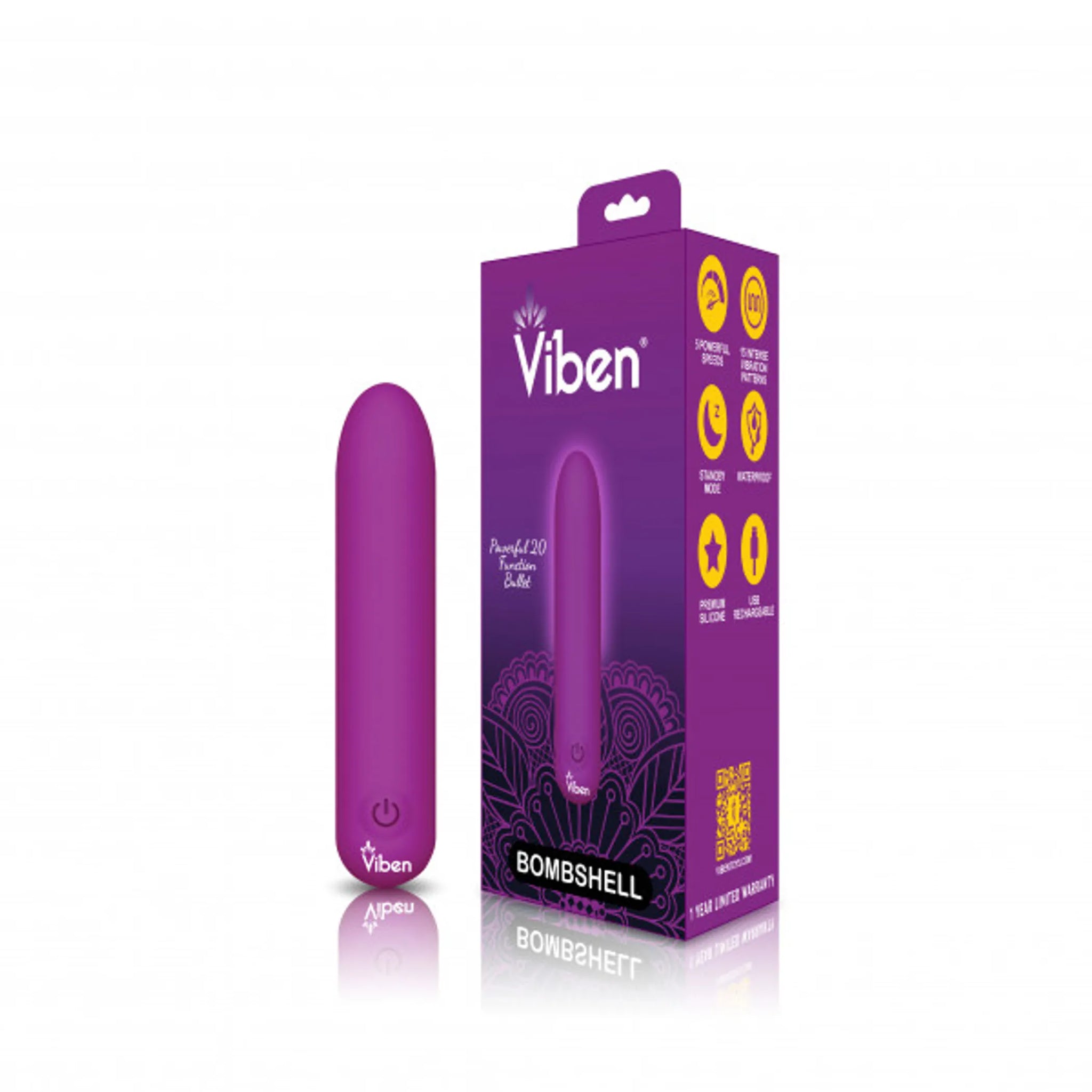 Mighty Bullet Vibrator - Berry