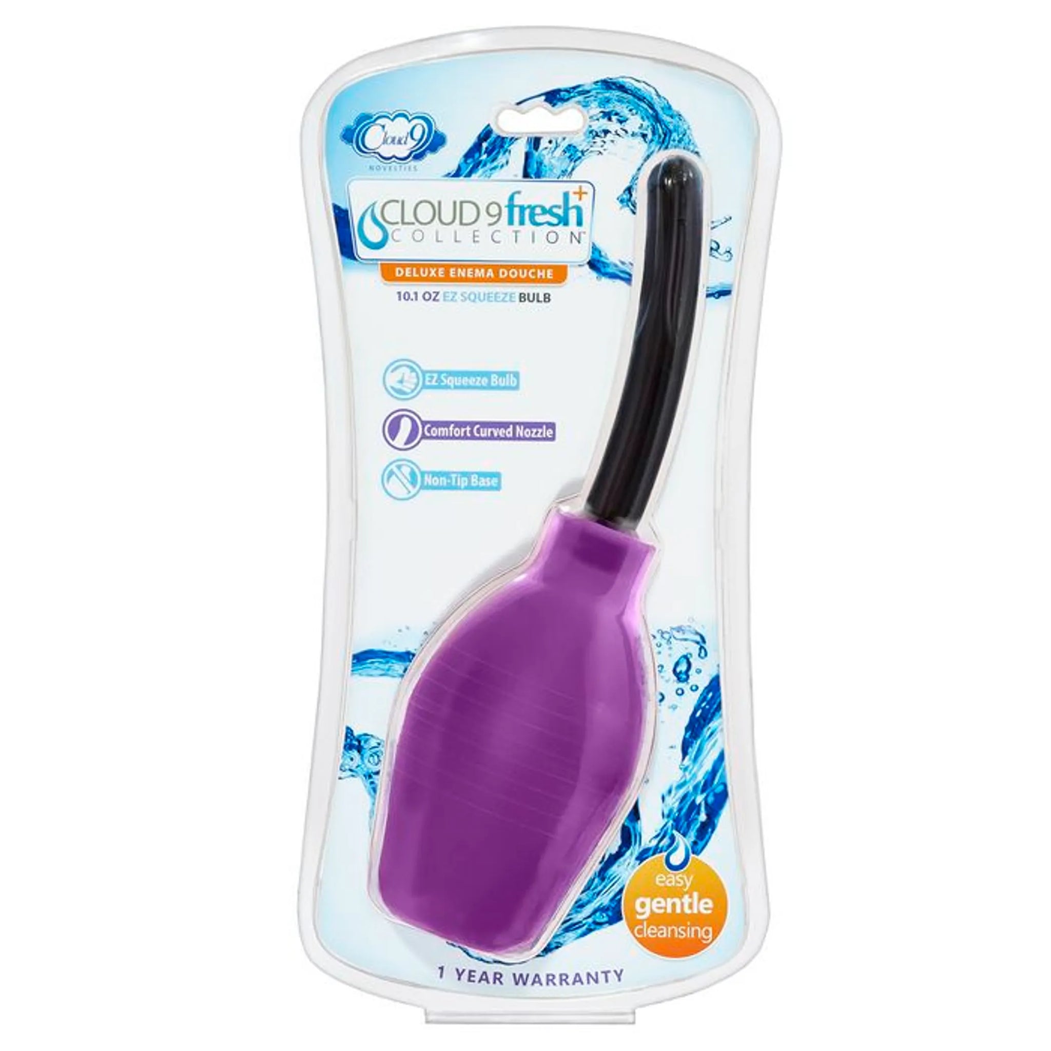 Fresh + Deluxe Anal Enema Douche with Soft Tip, 10.1 oz