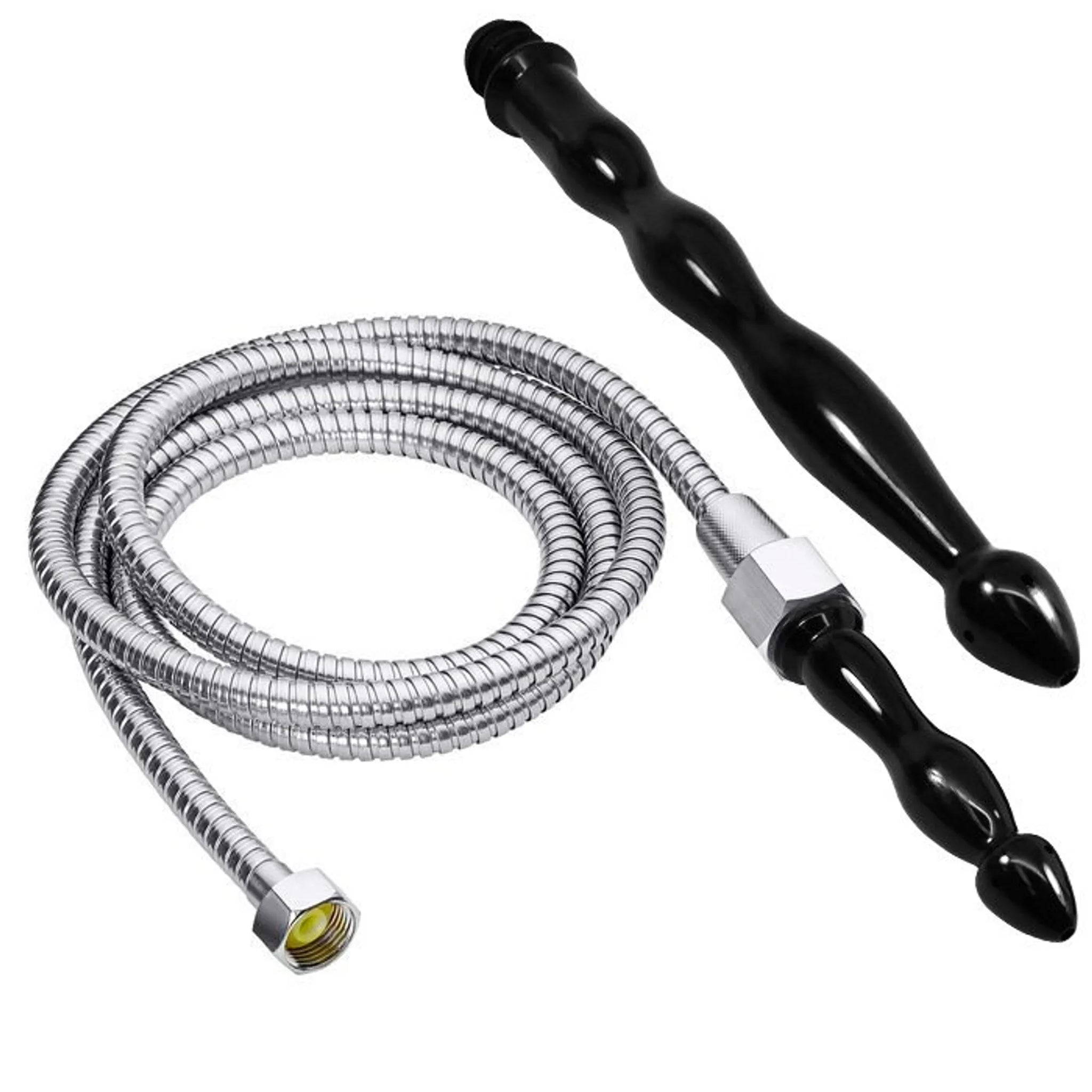 Premium Anal Enema Shower Kit with 2 Nozzles & 6 ft Hose