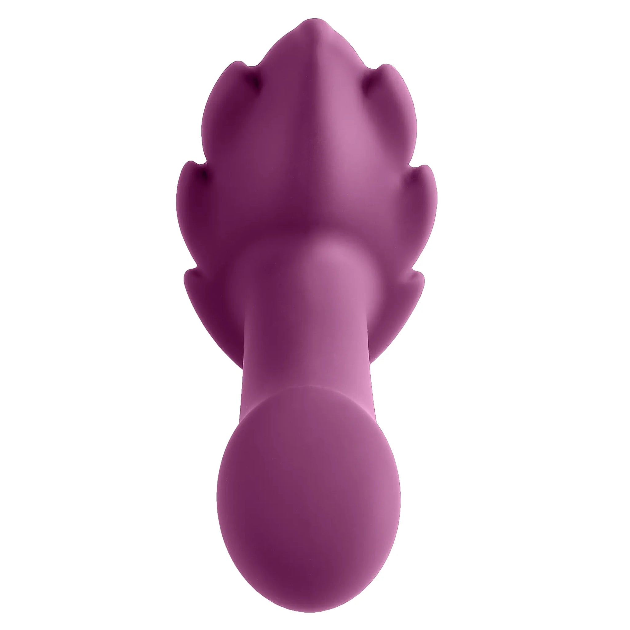 Wireless Remote Control Panty Leaf Vibrator - Plum