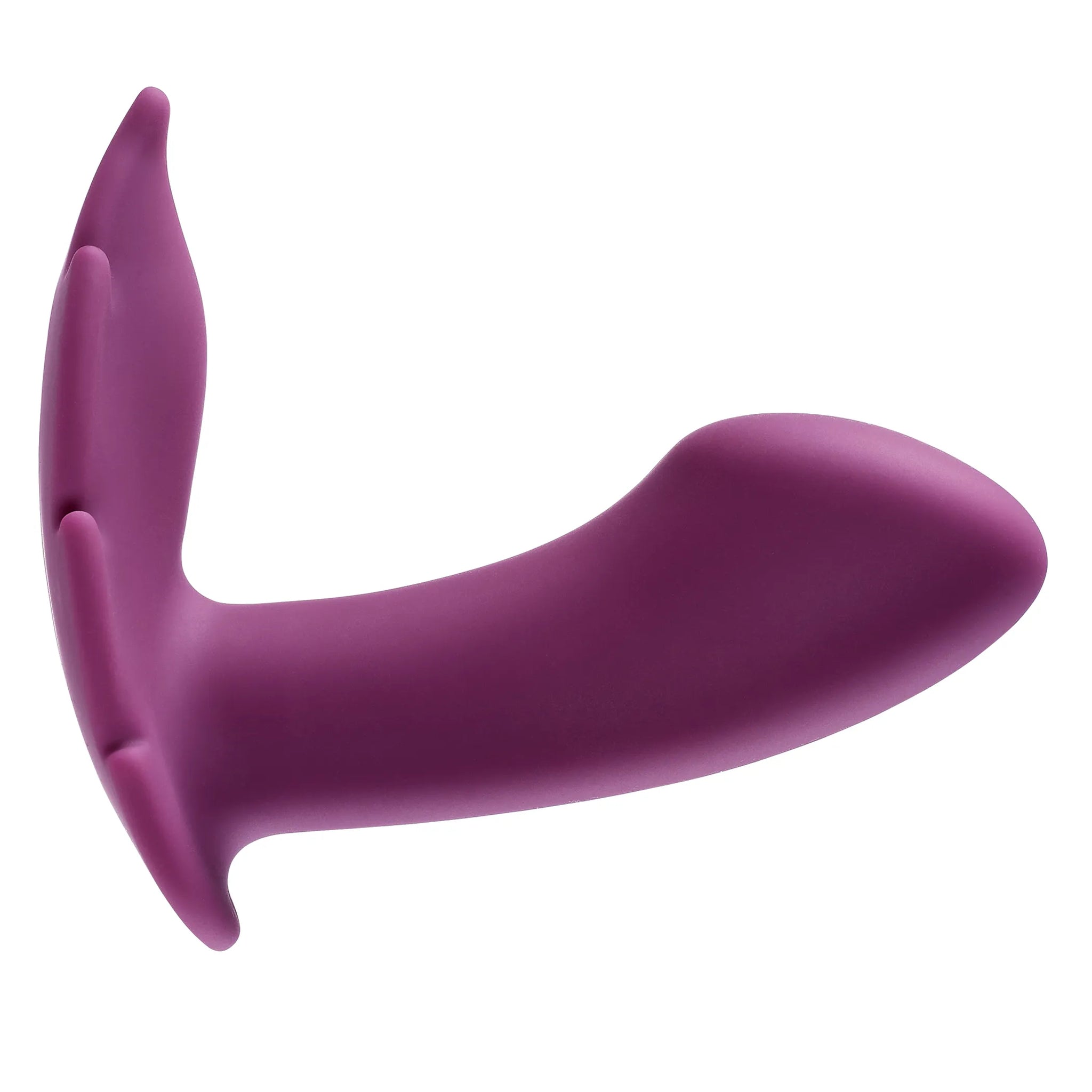 Wireless Remote Control Panty Leaf Vibrator - Plum