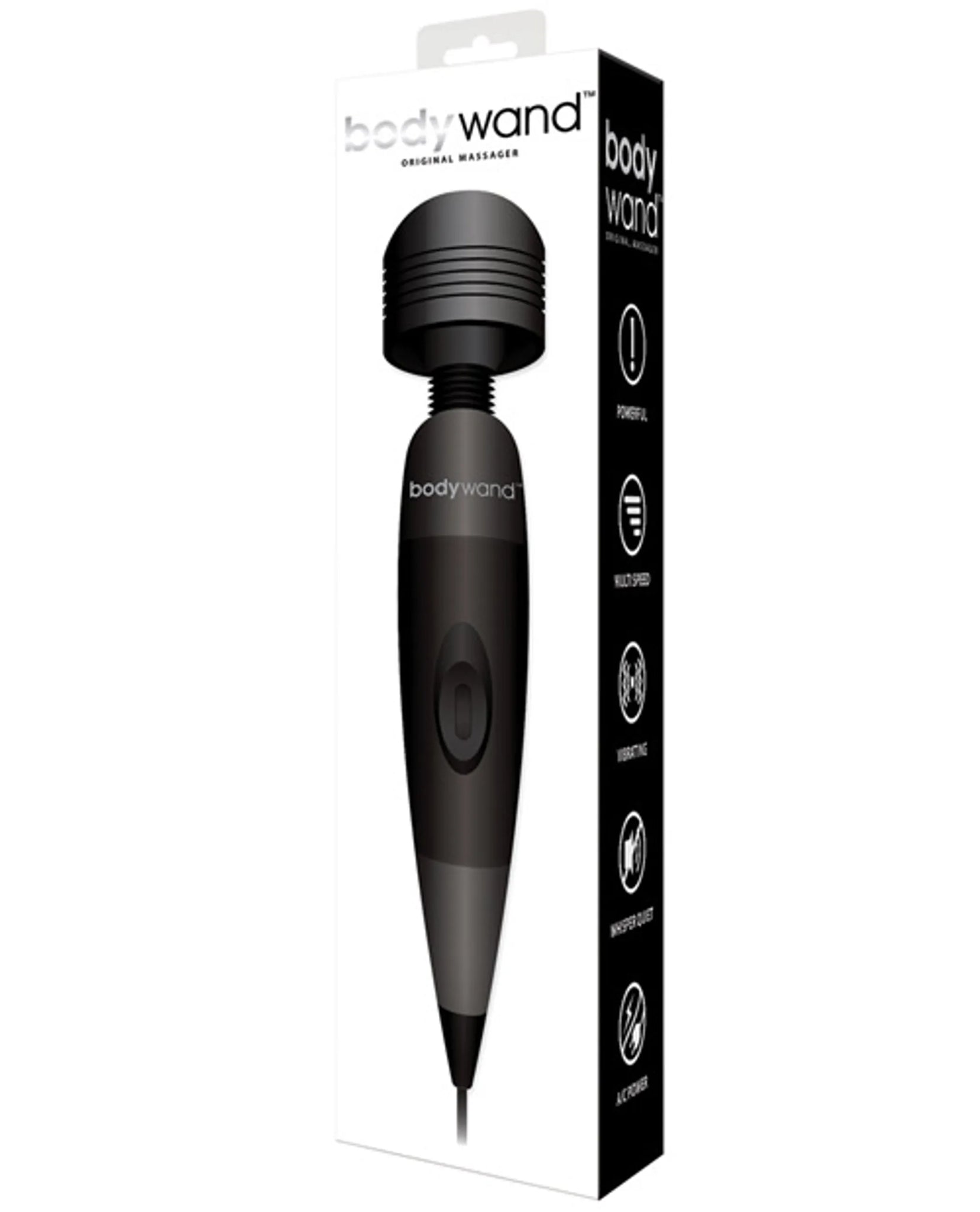 Plug-In Body Massager Wand for Strong, Continuous Stimulation
