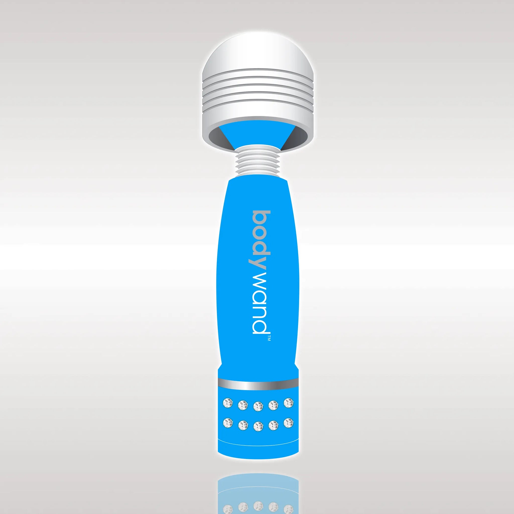 Mini Neon Blue Massager Wand
