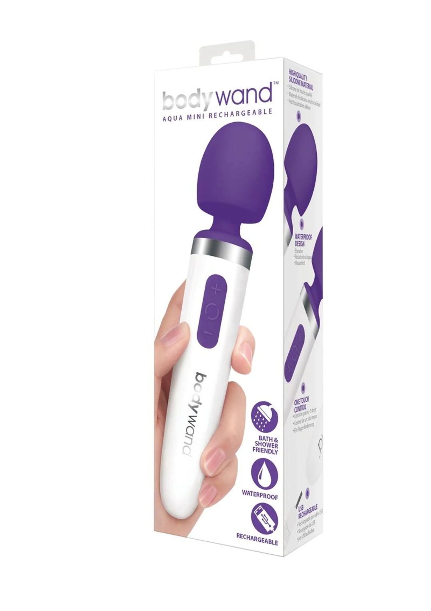 USB Multi-Function Purple Body Massager