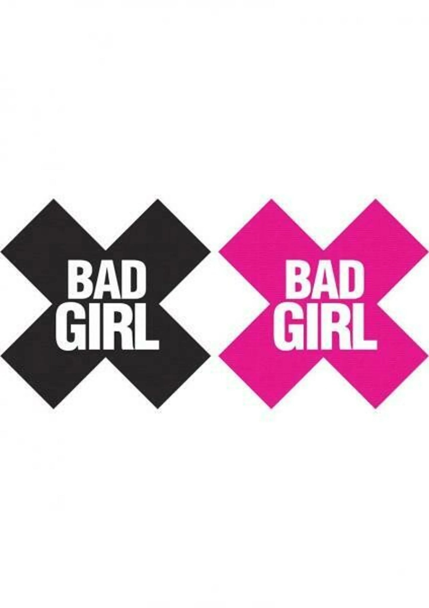 Peekaboos Bad Girl Black/Pink Pasties
