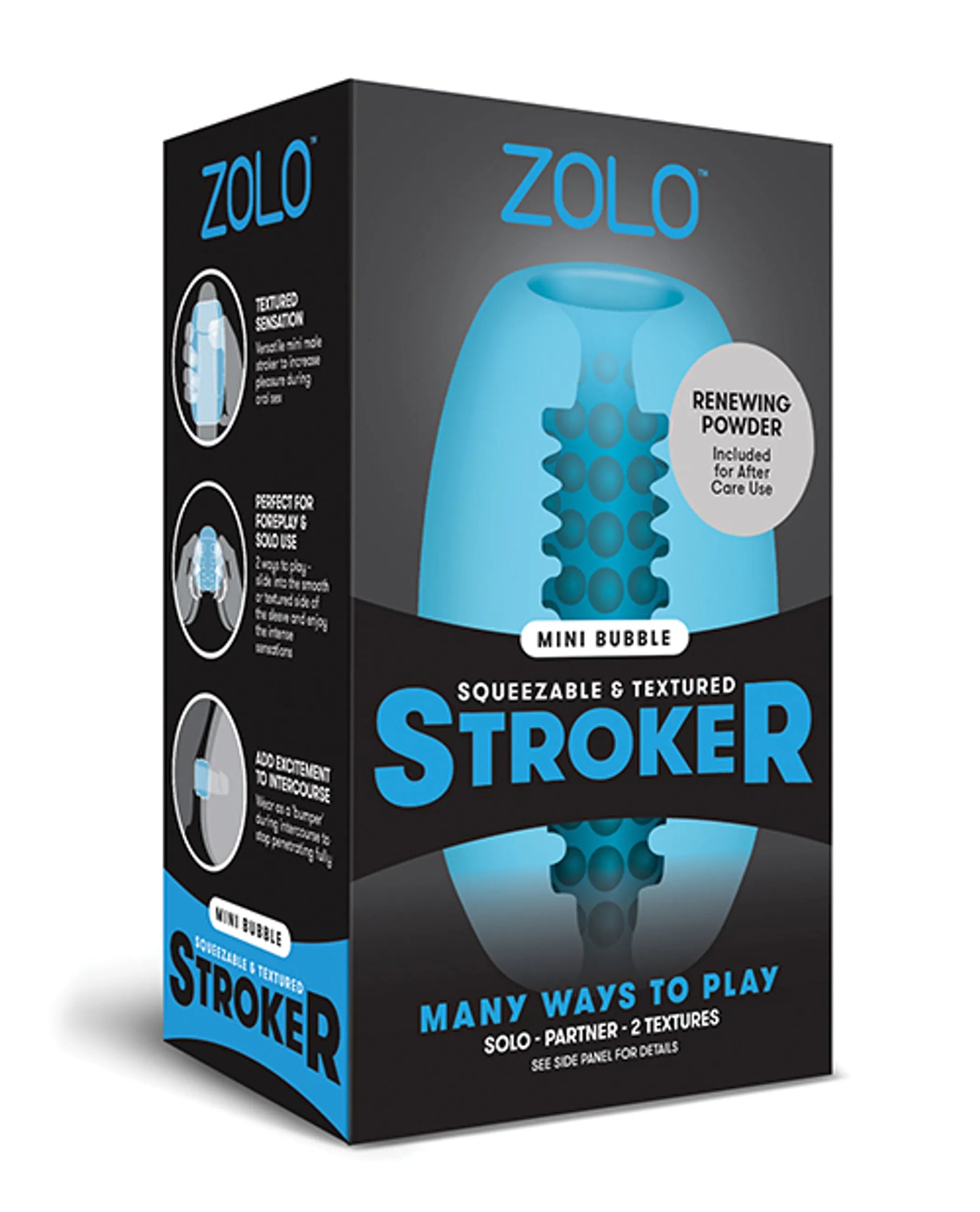 ZOLO MINI STROKER DOME BLUE