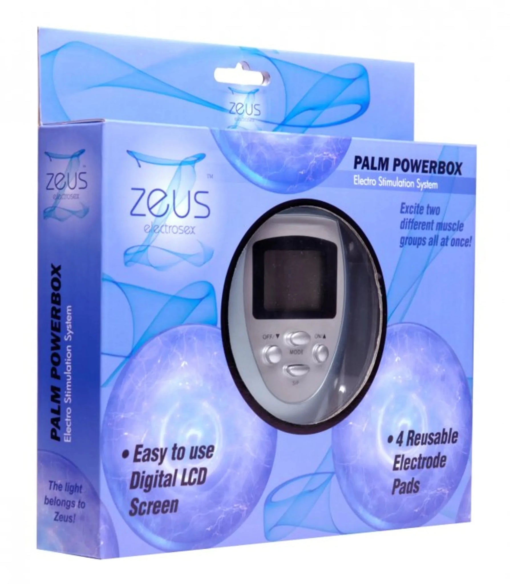 ZEUS ELECTROSEX 6 MODE PALM POWERBOX WITH PADS XR Brands