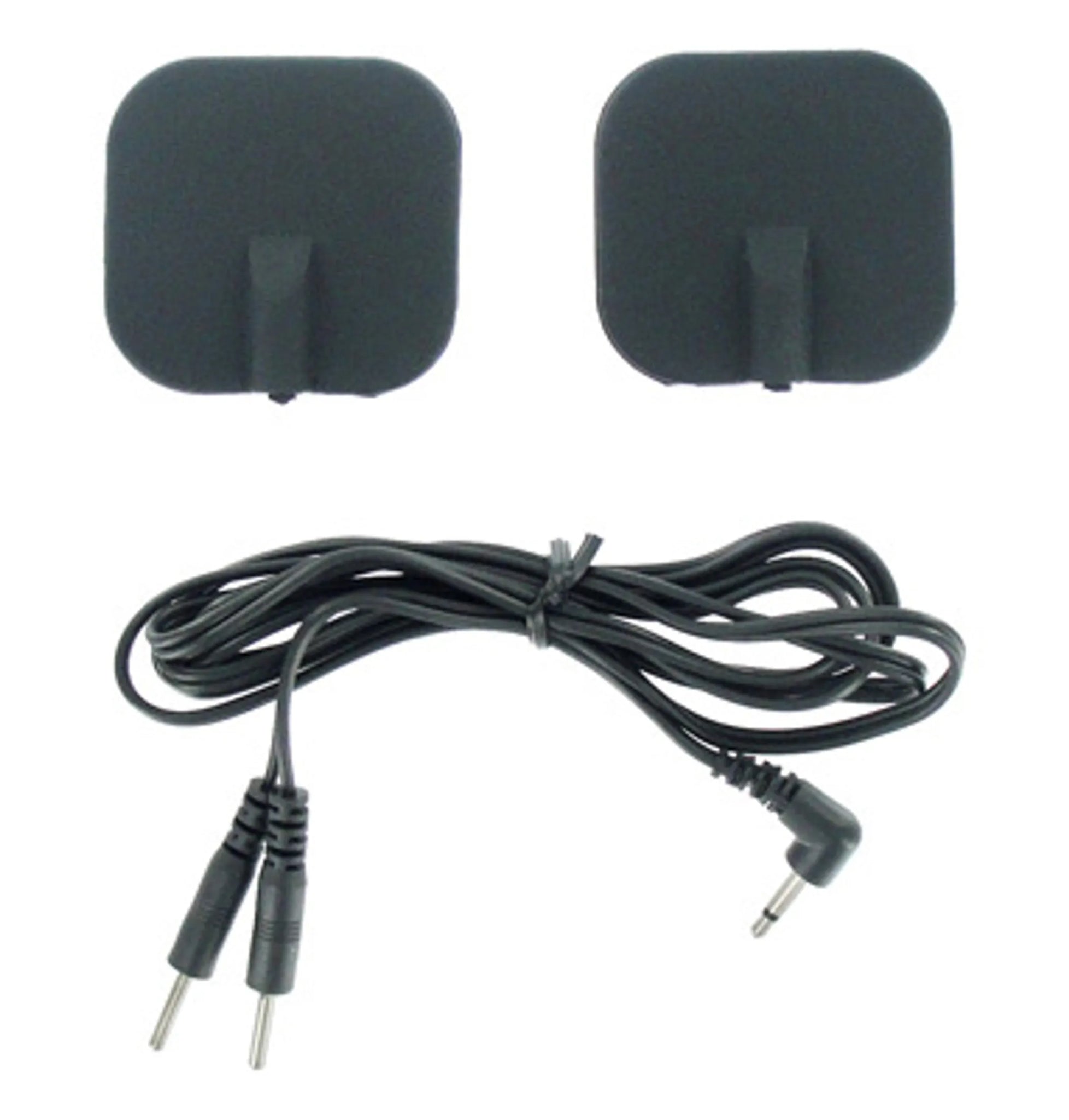 ZEUS ELECTROSEX BLACK ADHESIVE SILICONE PADS PAIR