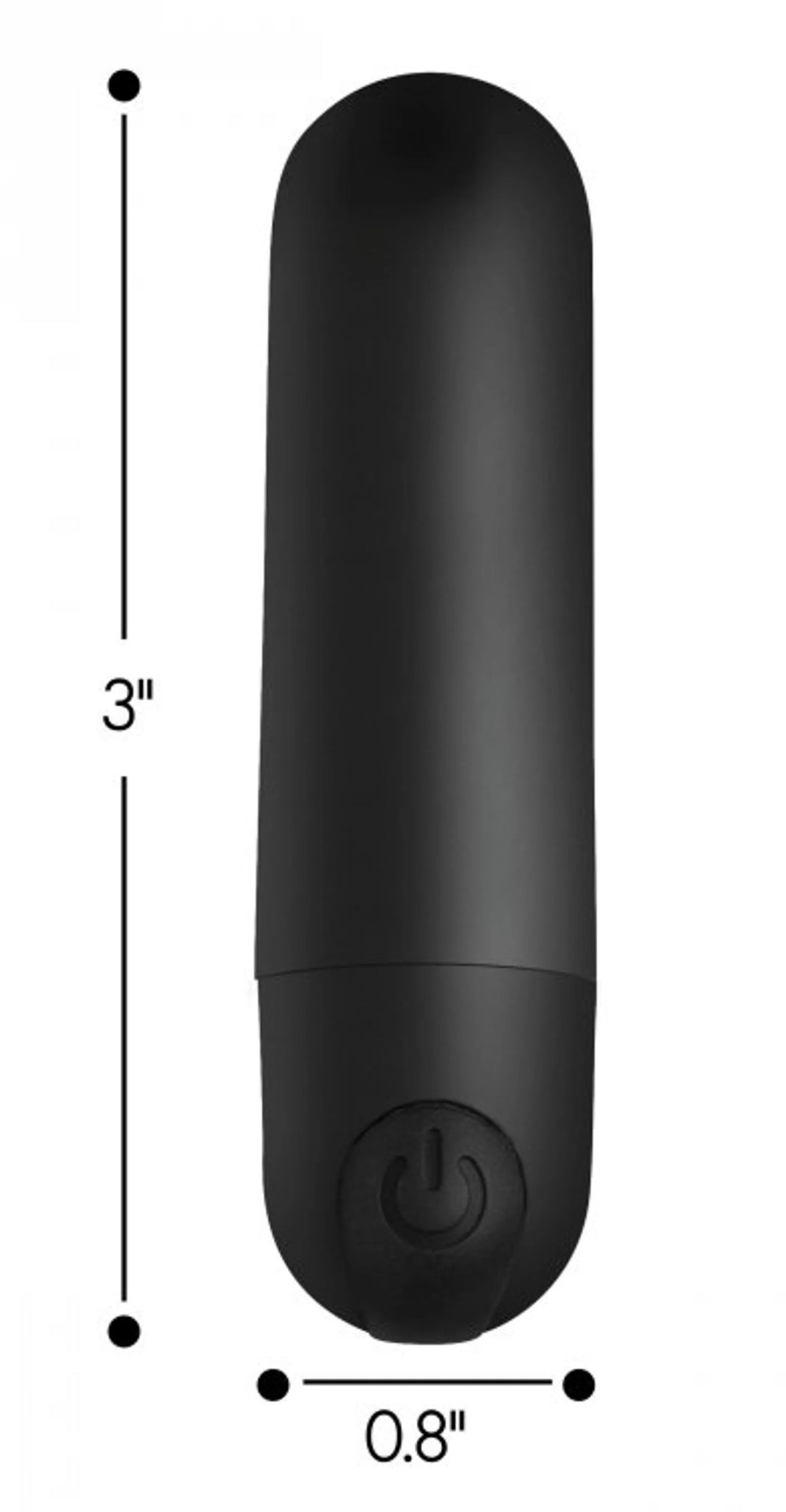 BANG! VIBRATING BULLET W/ REMOTE CONTROL BLACK