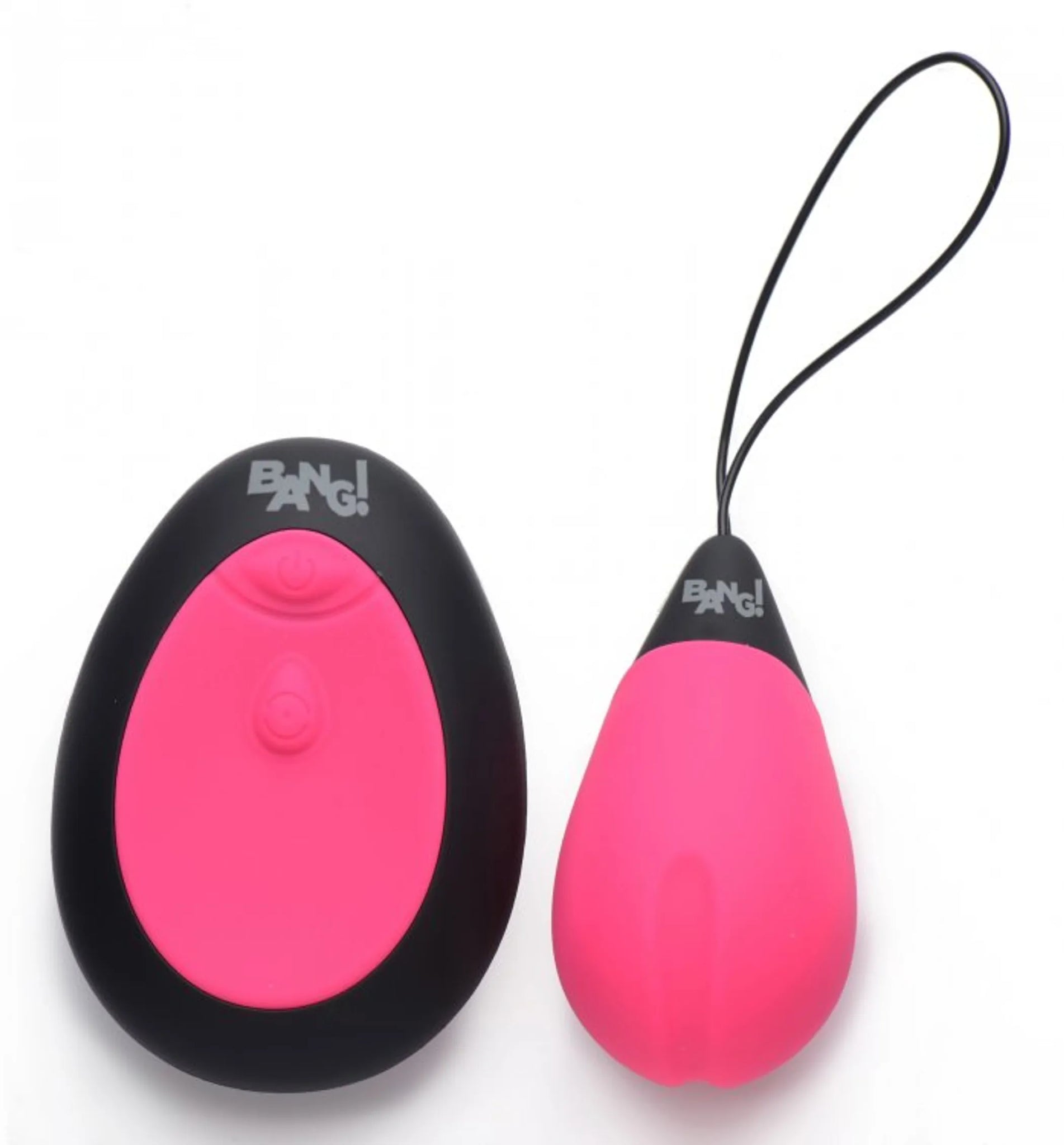 10X Vibrating Silicone Egg with Remote - Pink