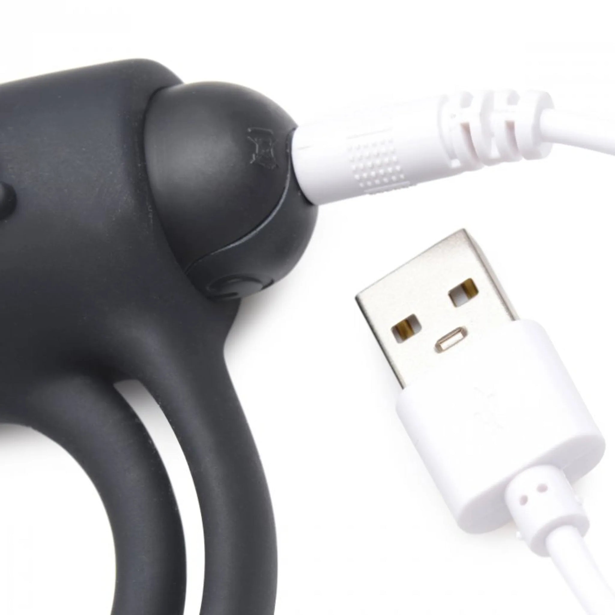 Silicone Cock Ring & Vibrating Bullet with Remote Control