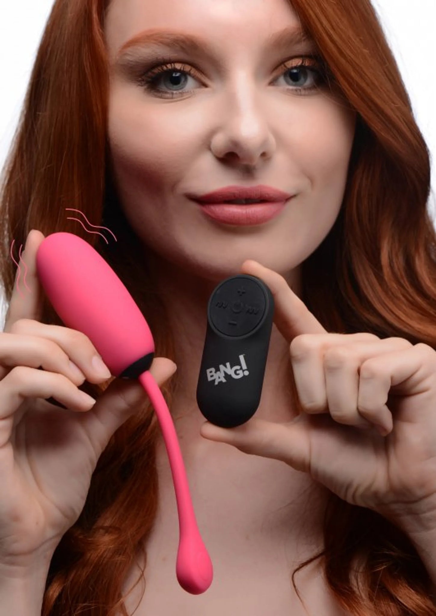 Plush Egg Vibrator with Remote Control, 3.3" Insertable Length