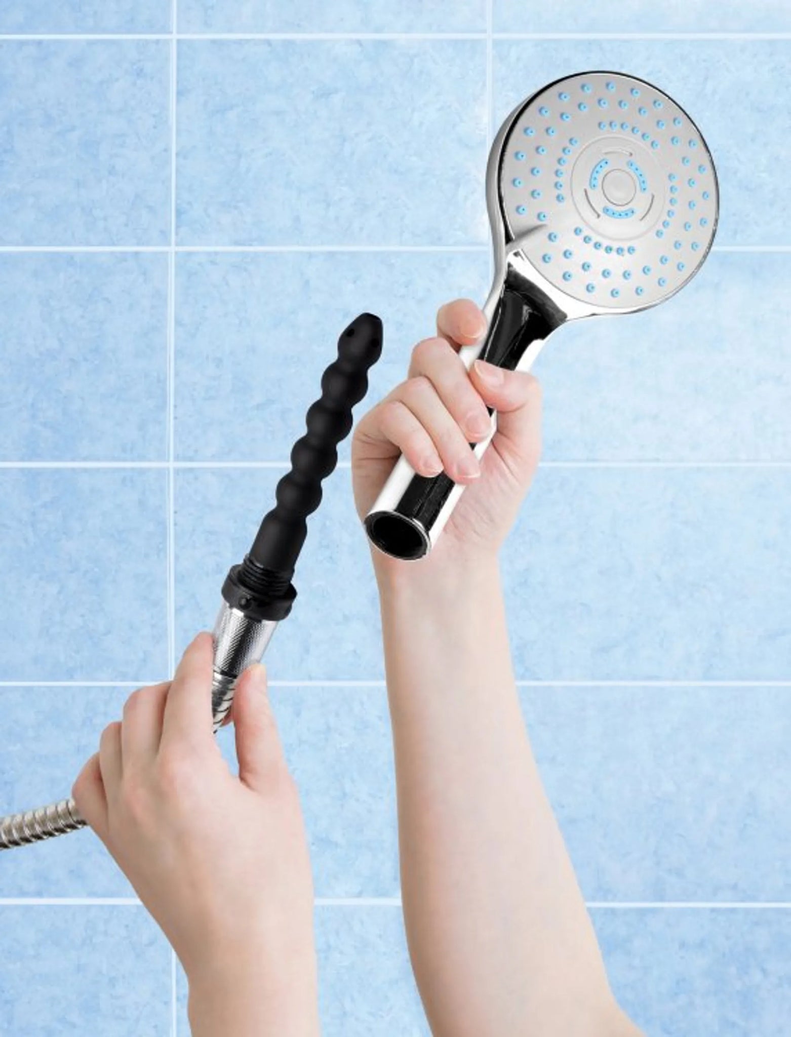 Cleanstream Shower Head with Silicone Nozzle