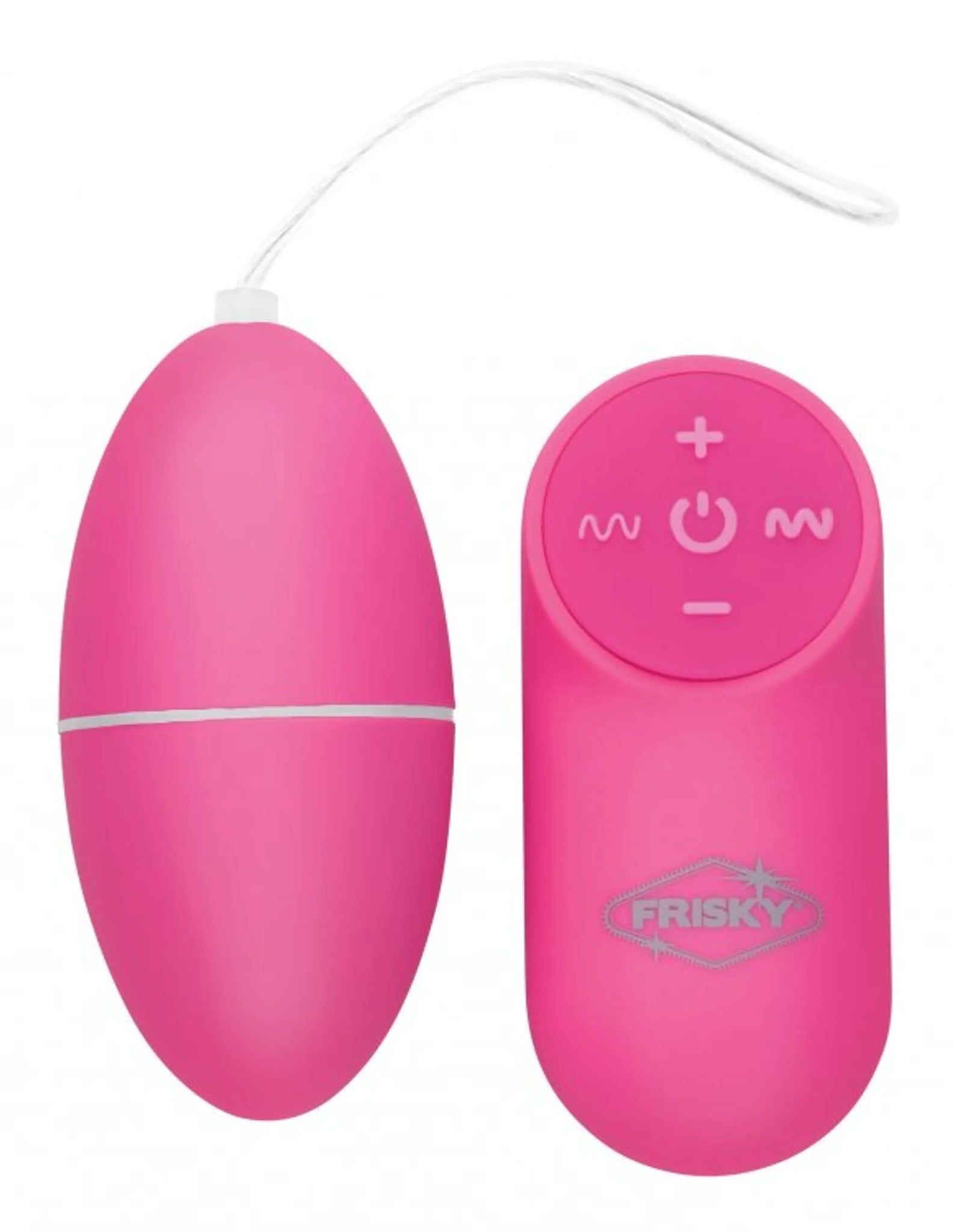 Frisky Scrambler 28X Vibrating Egg with Remote - Pink