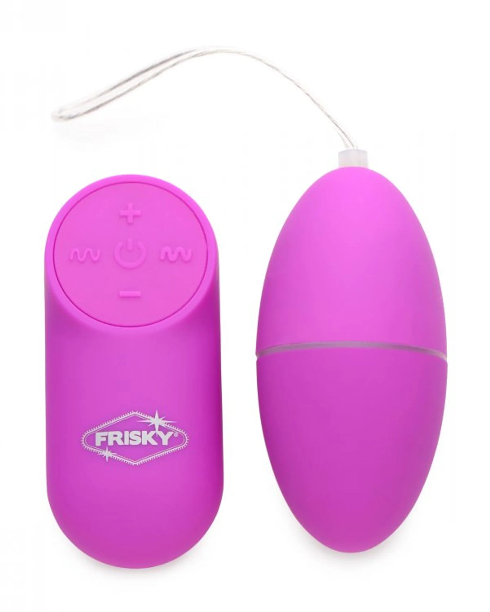 Frisky Scrambler 28X Vibrating Egg with Remote - Purple