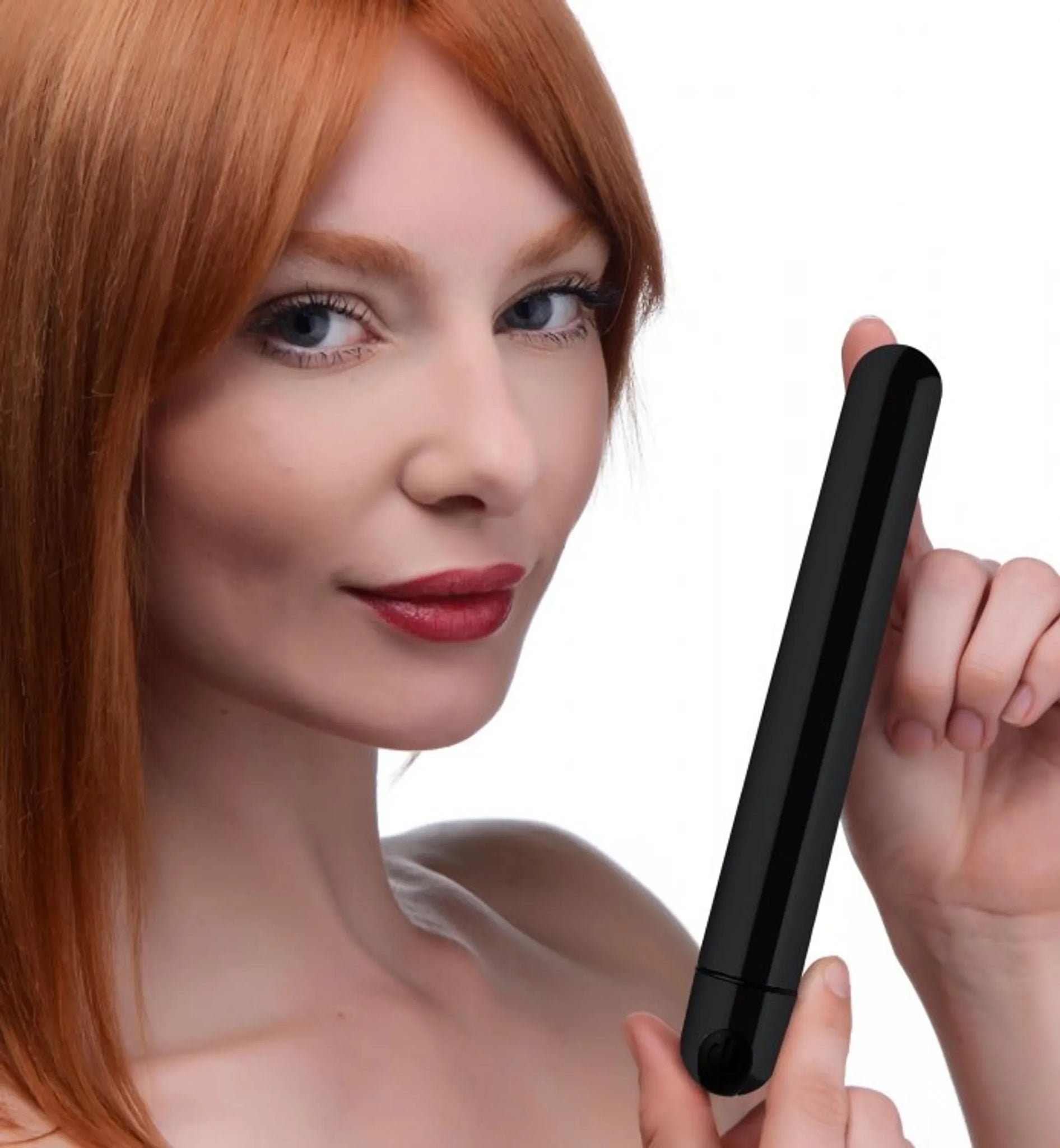 10X Slim Metallic Bullet Vibrator - Rechargeable & Waterproof