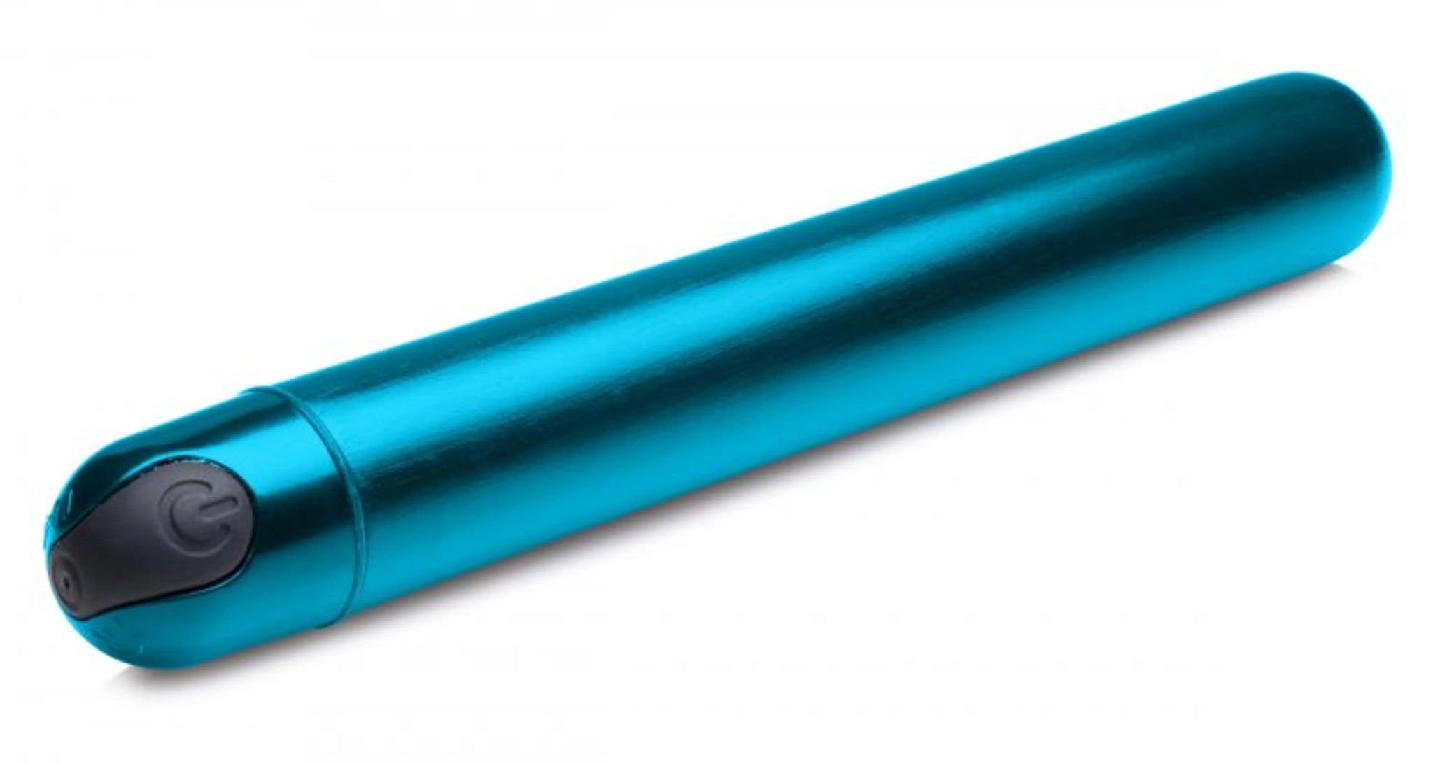 10X Slim Metallic Bullet Vibrator - Blue