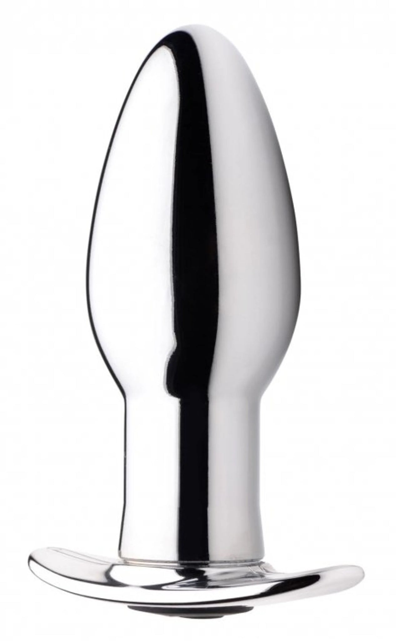 Chrome Blast 7X Small Metal Butt Plug with Remote Control