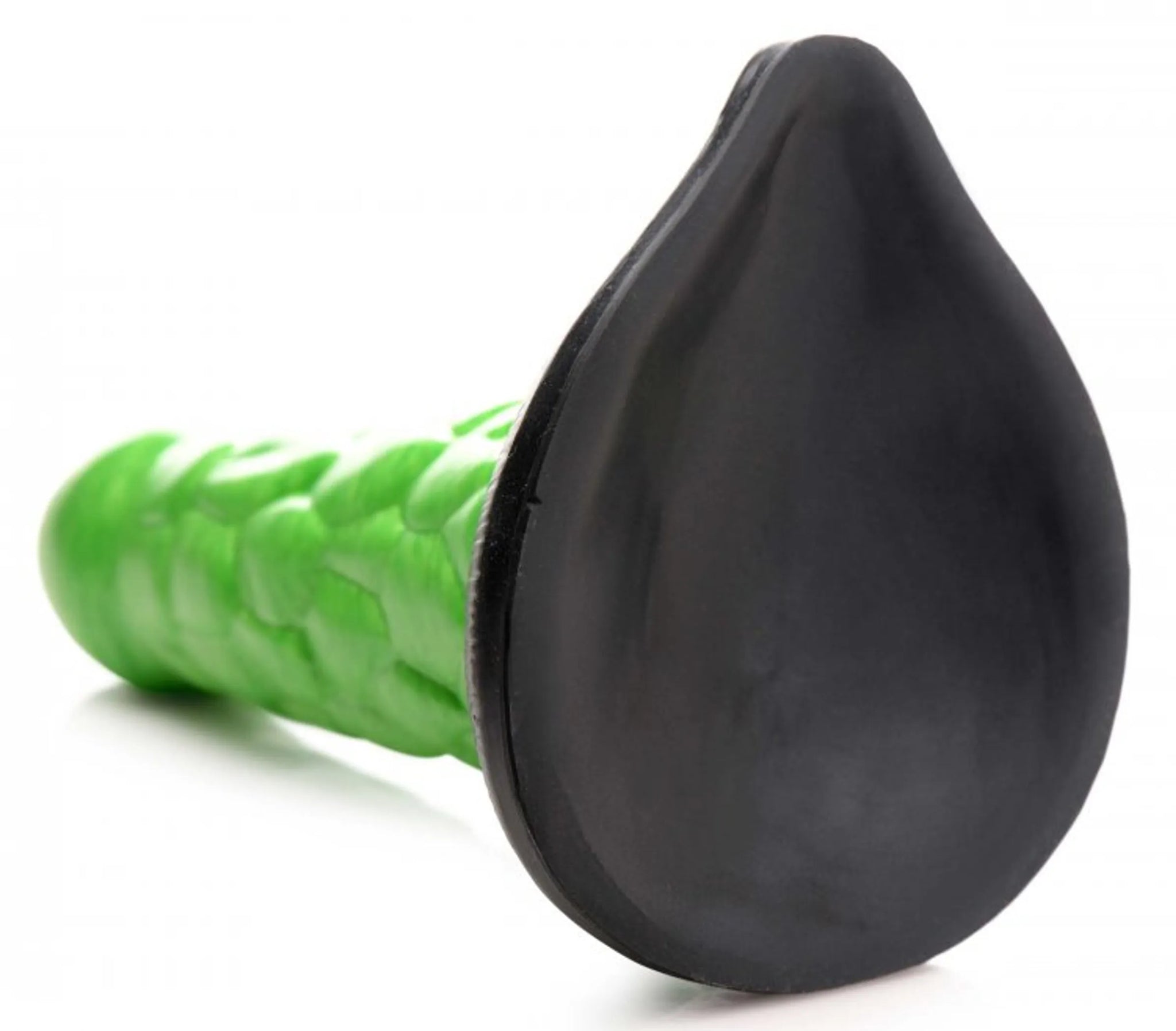 Radioactive Reptile Thick Scaly Dildo - 6.25" Insertable Length