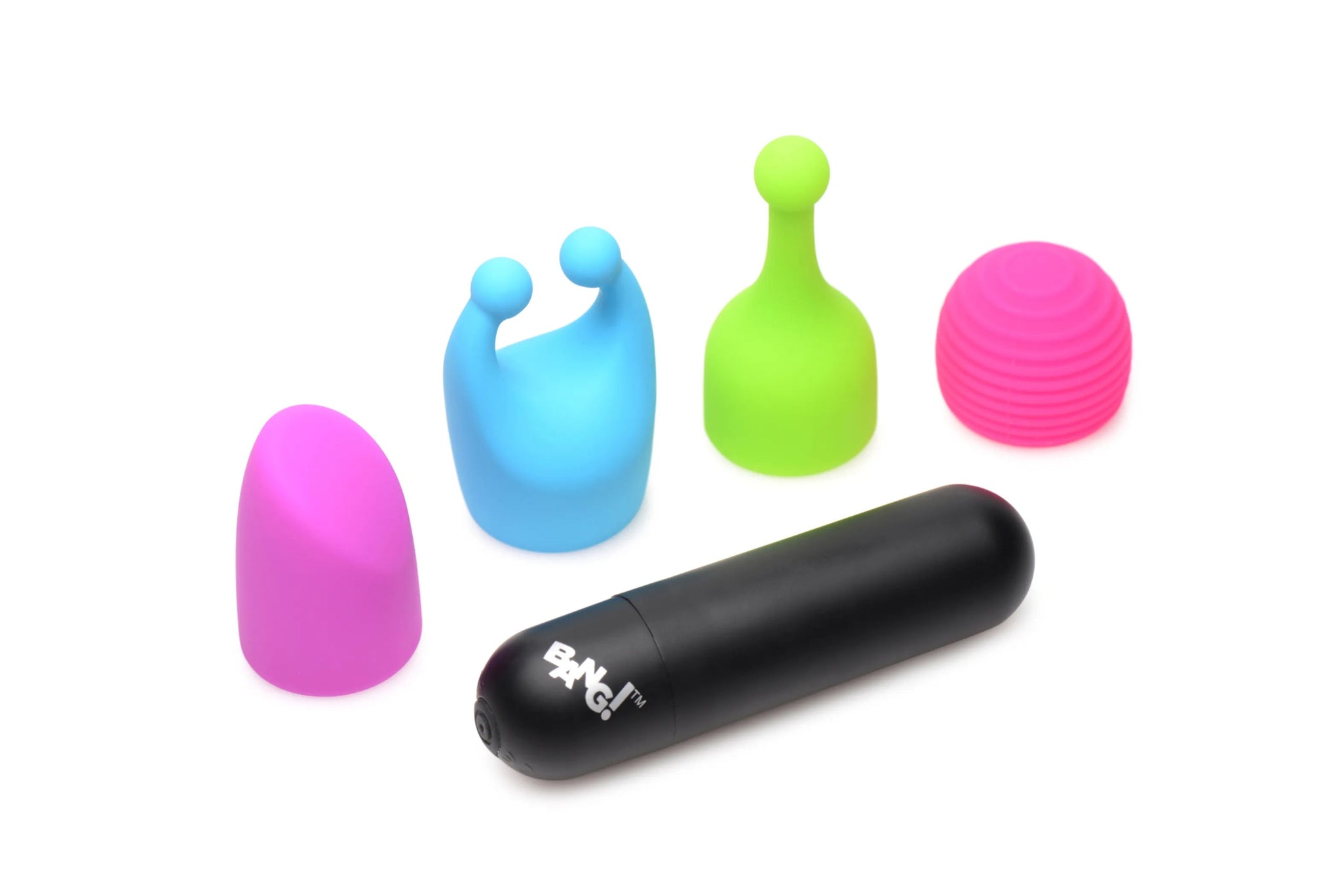 BANG! RECHARGEABLE BULLET W/ 4 ATTACHMENTS XR Brands
