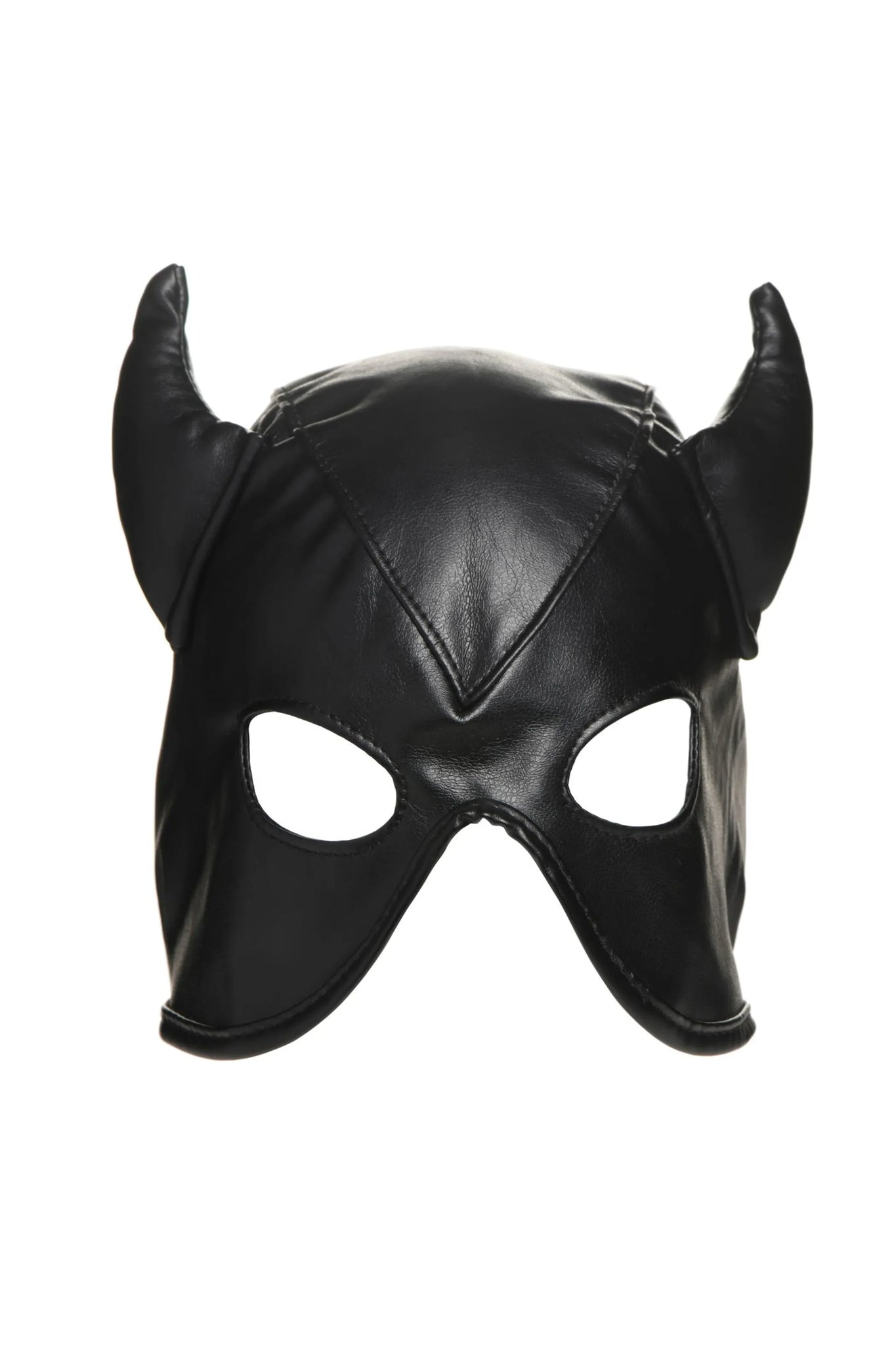 MASTER SERIES DUNGEON DEMON BONDAGE HOOD W/ HORNS