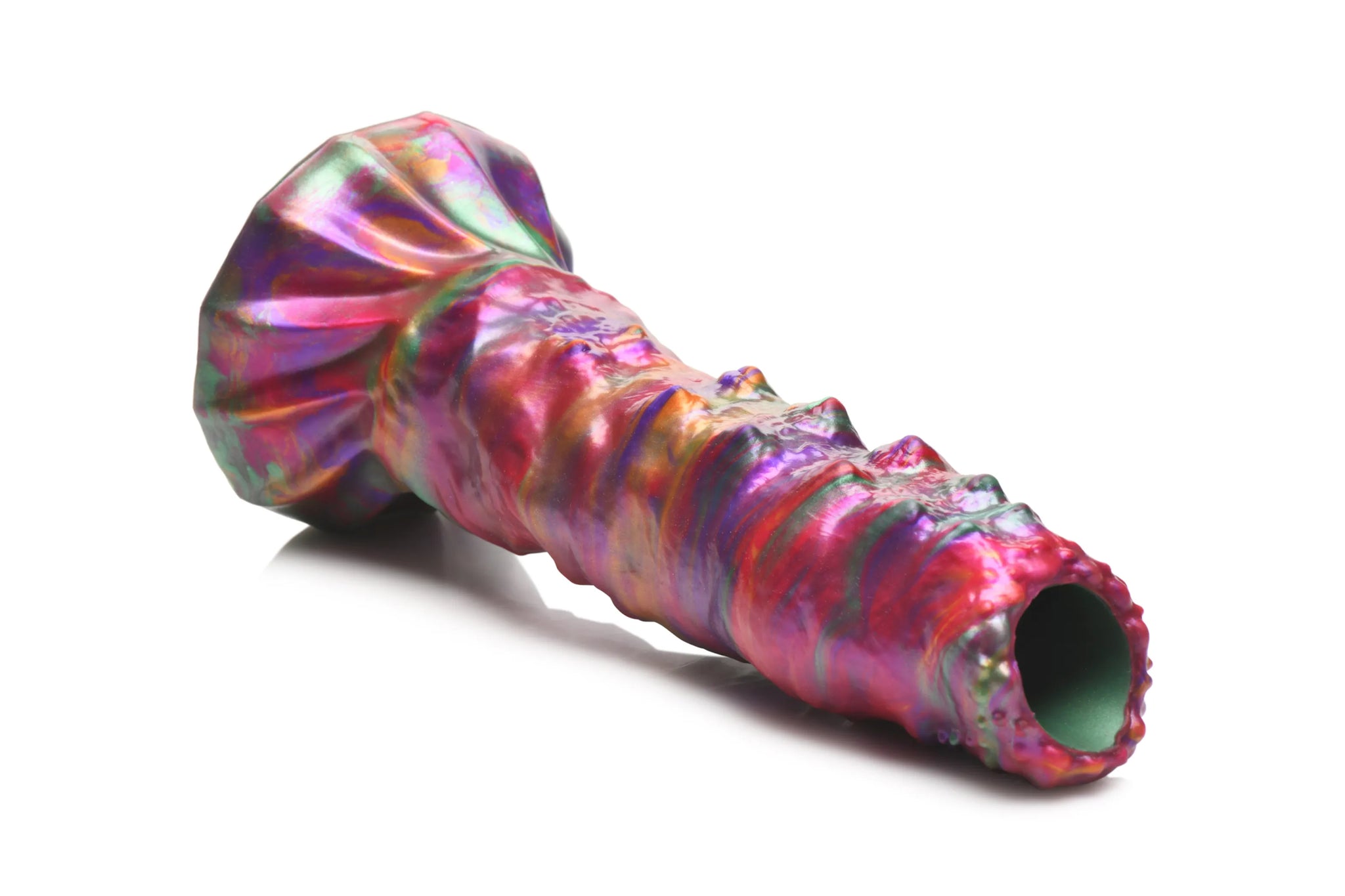 Larva Silicone Ovipositor Dildo with Eggs, 7.6" Insertable Length