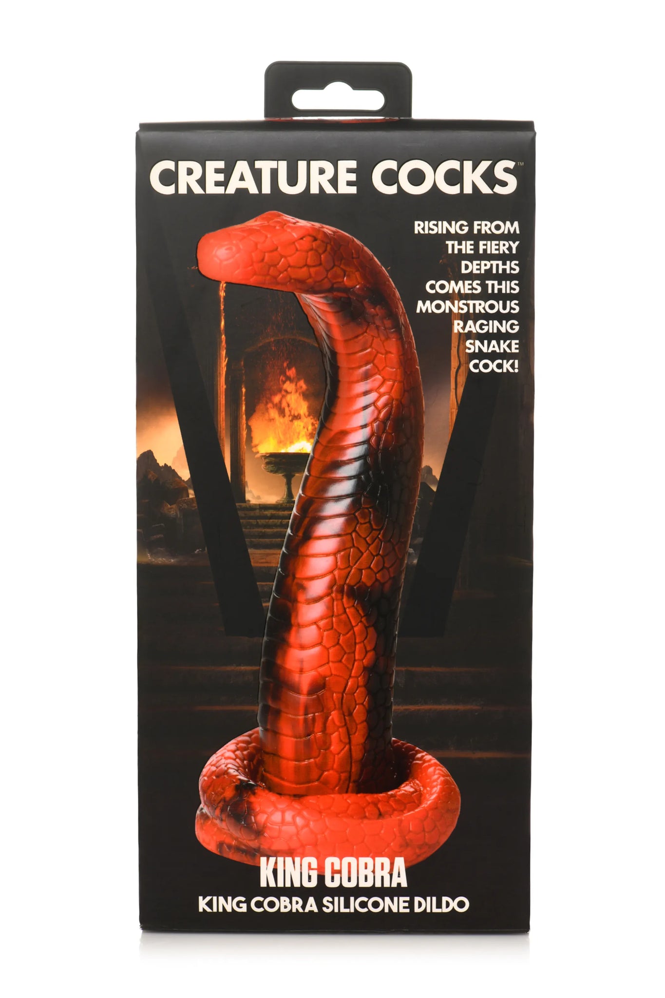 King Cobra Silicone Dildo - 9.2" Insertable Length