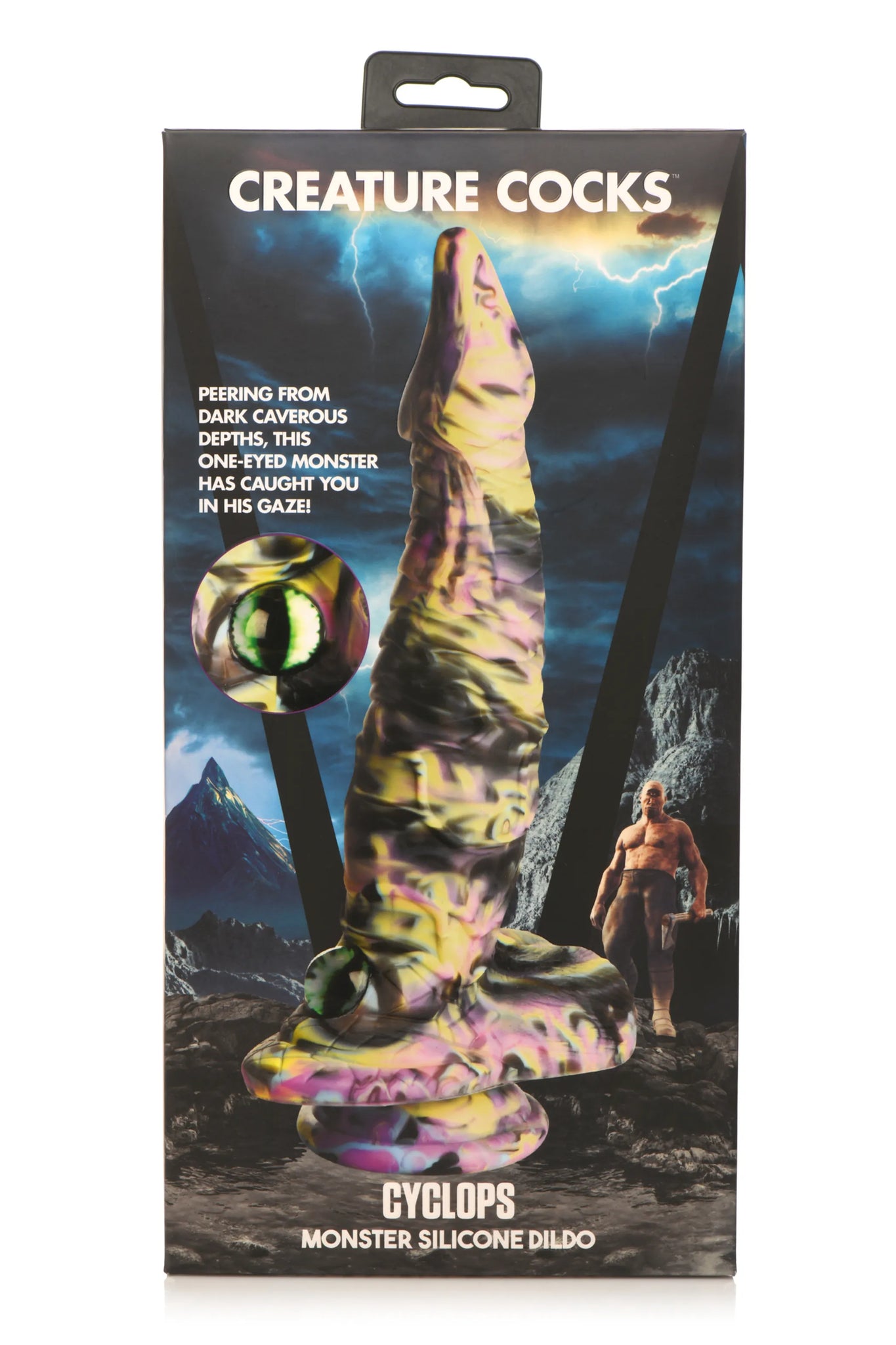 Cyclops Monster Silicone Dildo - 8.75" Insertable Length