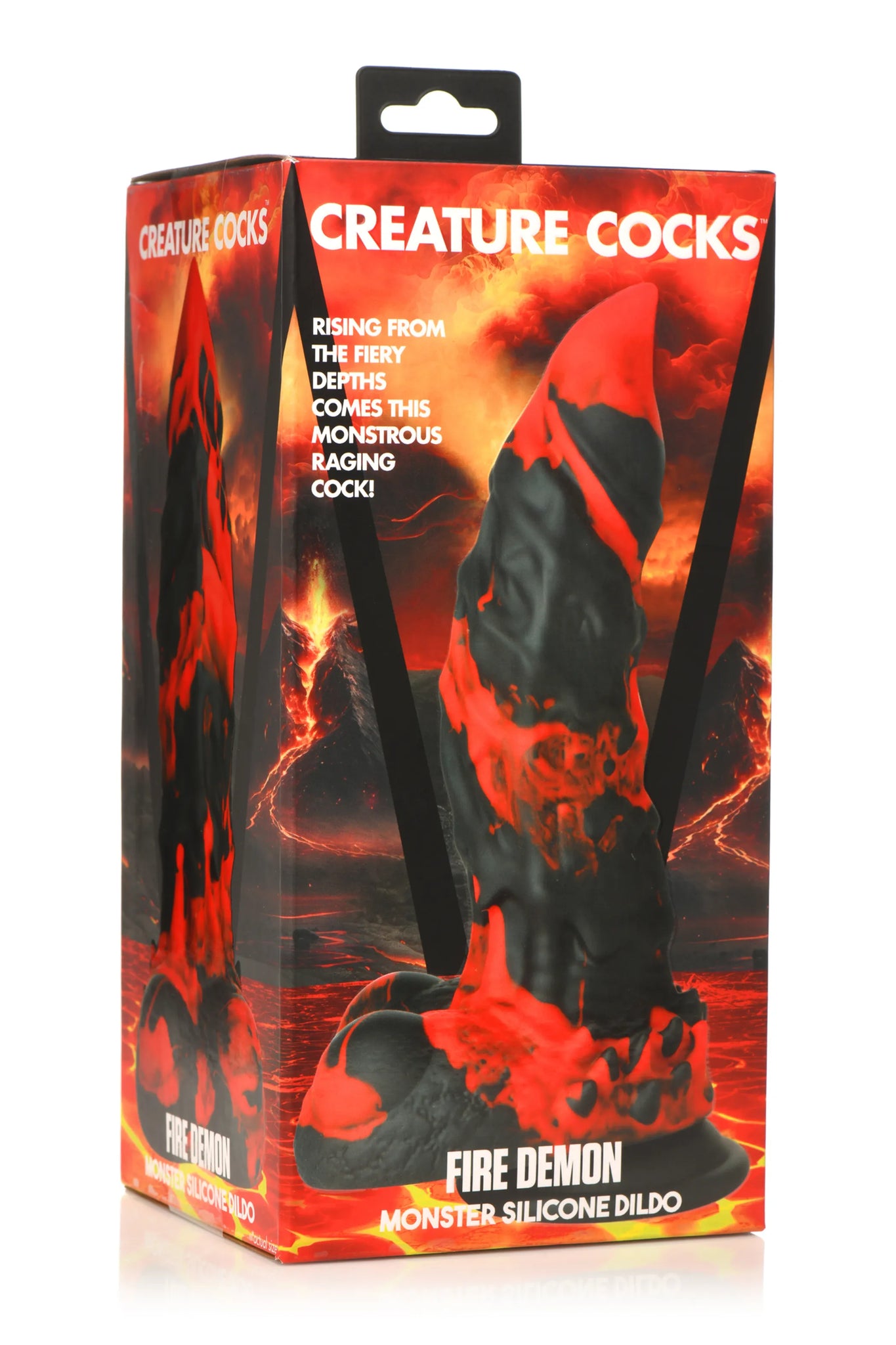 Fire Demon Monster Silicone Dildo