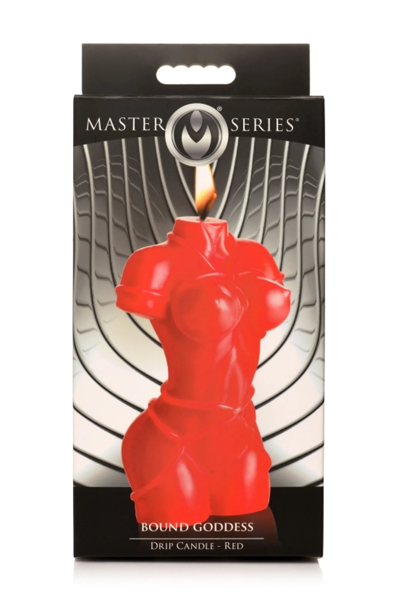 MASTER SERIES BOUND GODDESS DRIP CANDLE RED