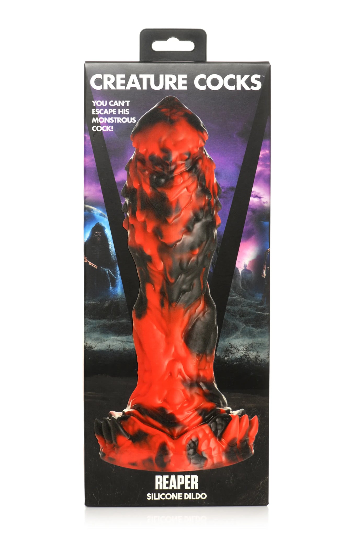 Reaper Silicone Fantasy Dildo, 8" Insertable Length