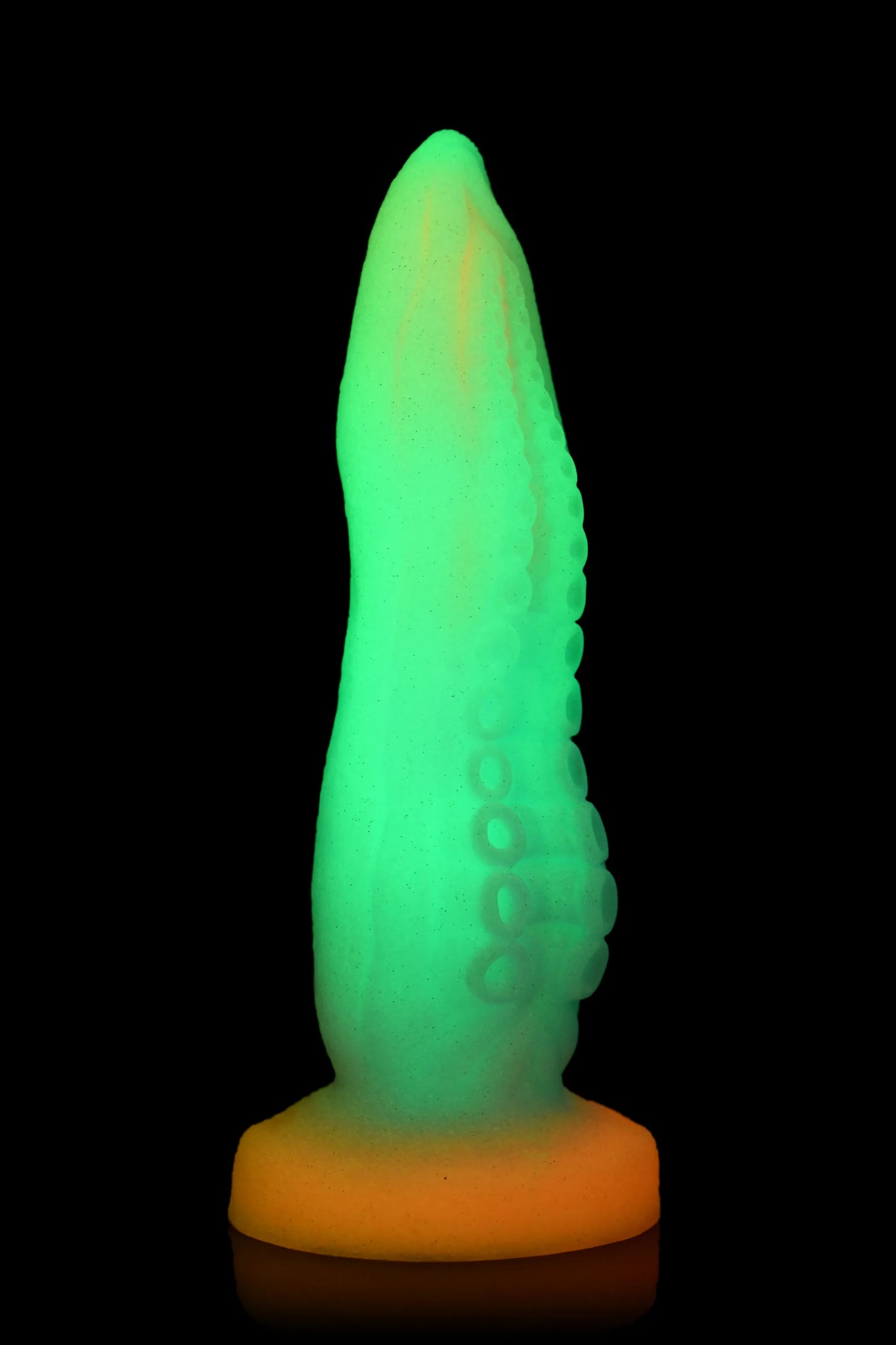 Tenta-Cock Glow In The Dark Silicone Dildo - 8.3" Insertable Length