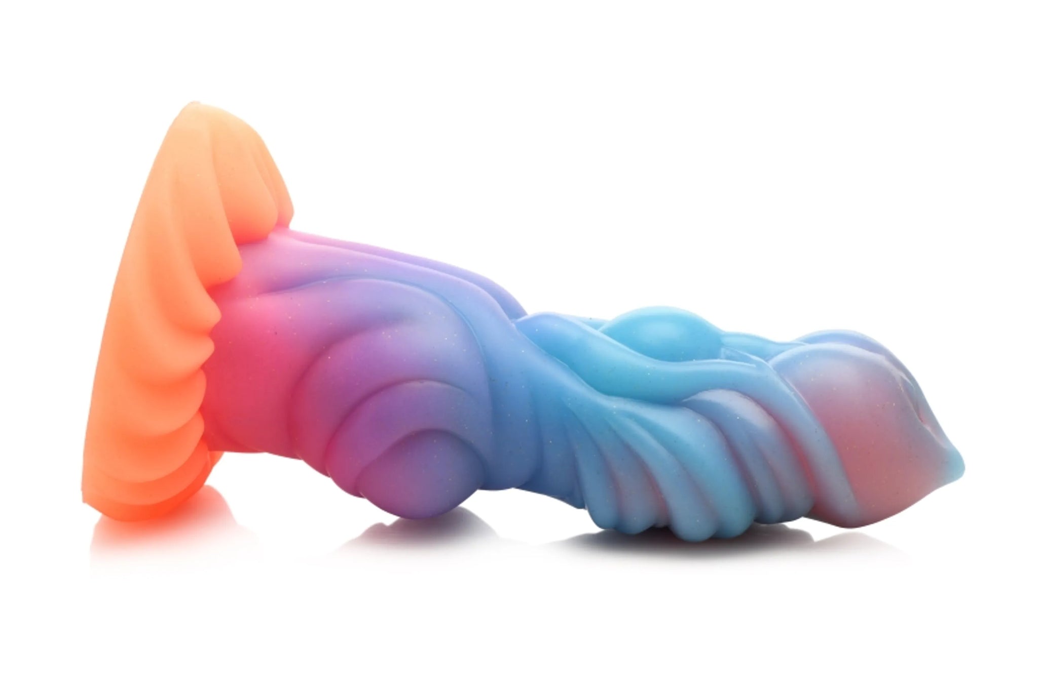 Alien Invader Glow-in-the-Dark Dildo - 7.2" Insertable Length