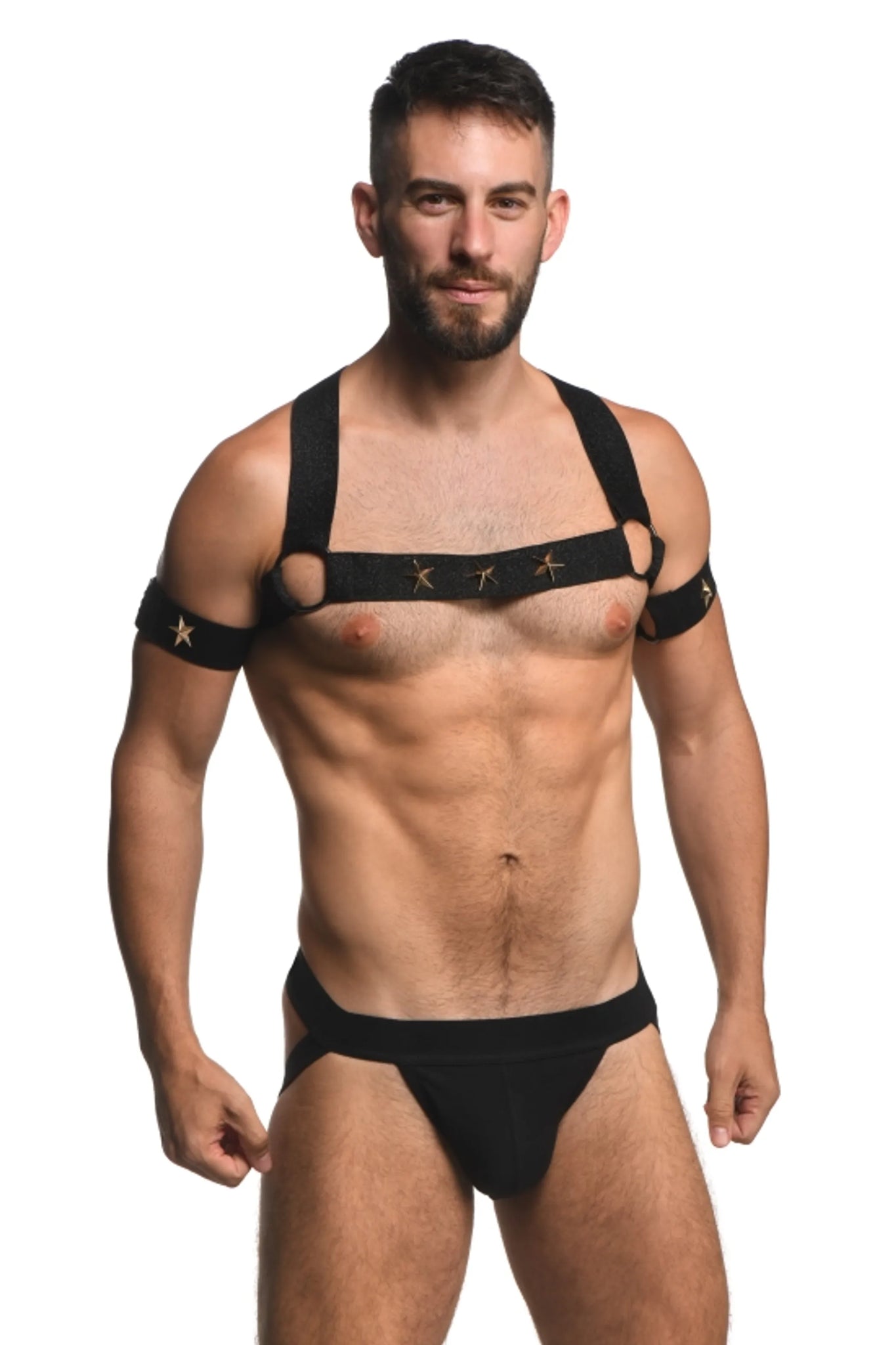 MASTER SERIES ELASTIC CHEST HARNESS W/ ARM BANDS L/XL