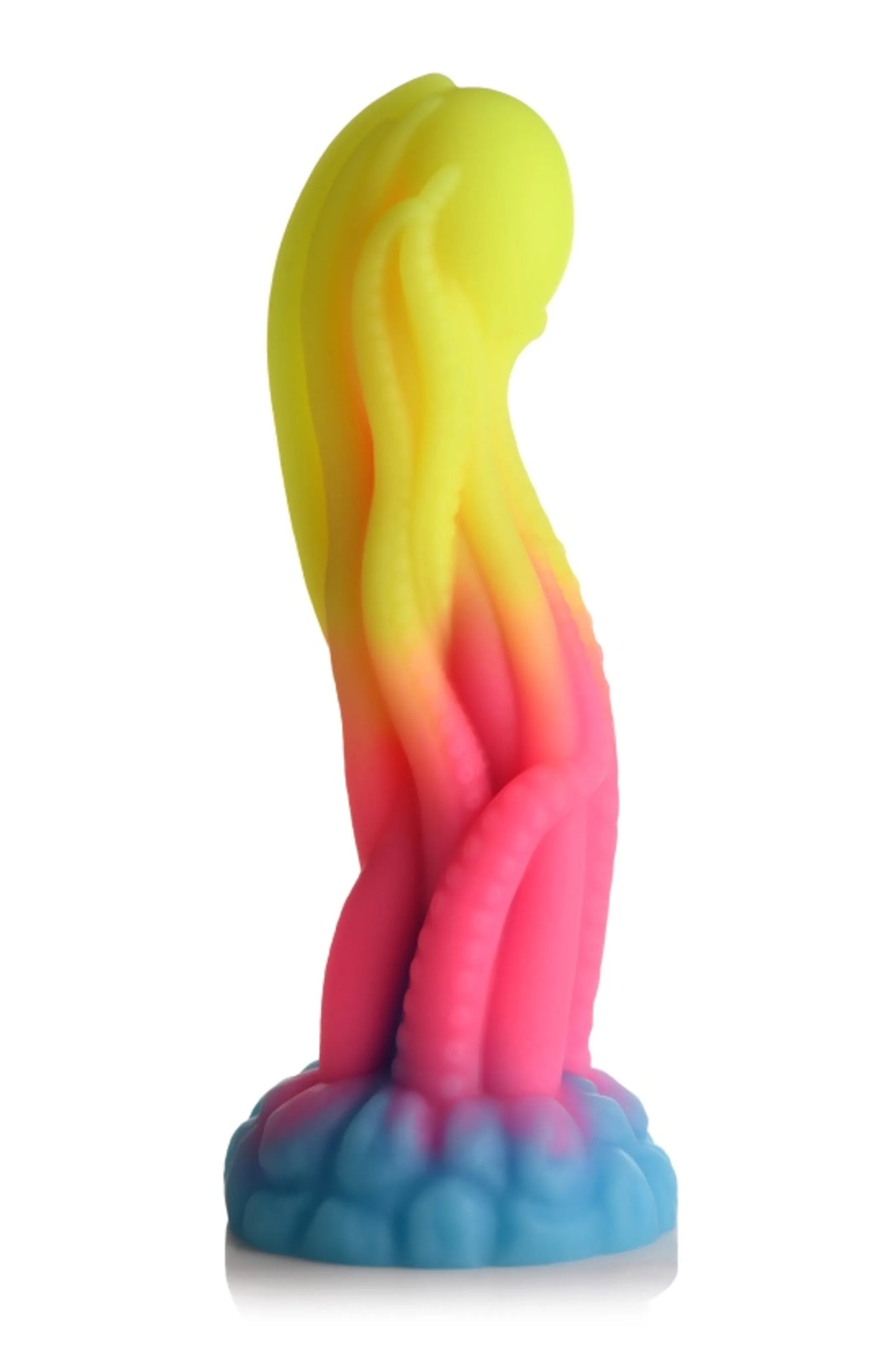 Creature Cocks Tenta-Glow Glow-in-the-Dark Dildo, 7.5" Insertable Length
