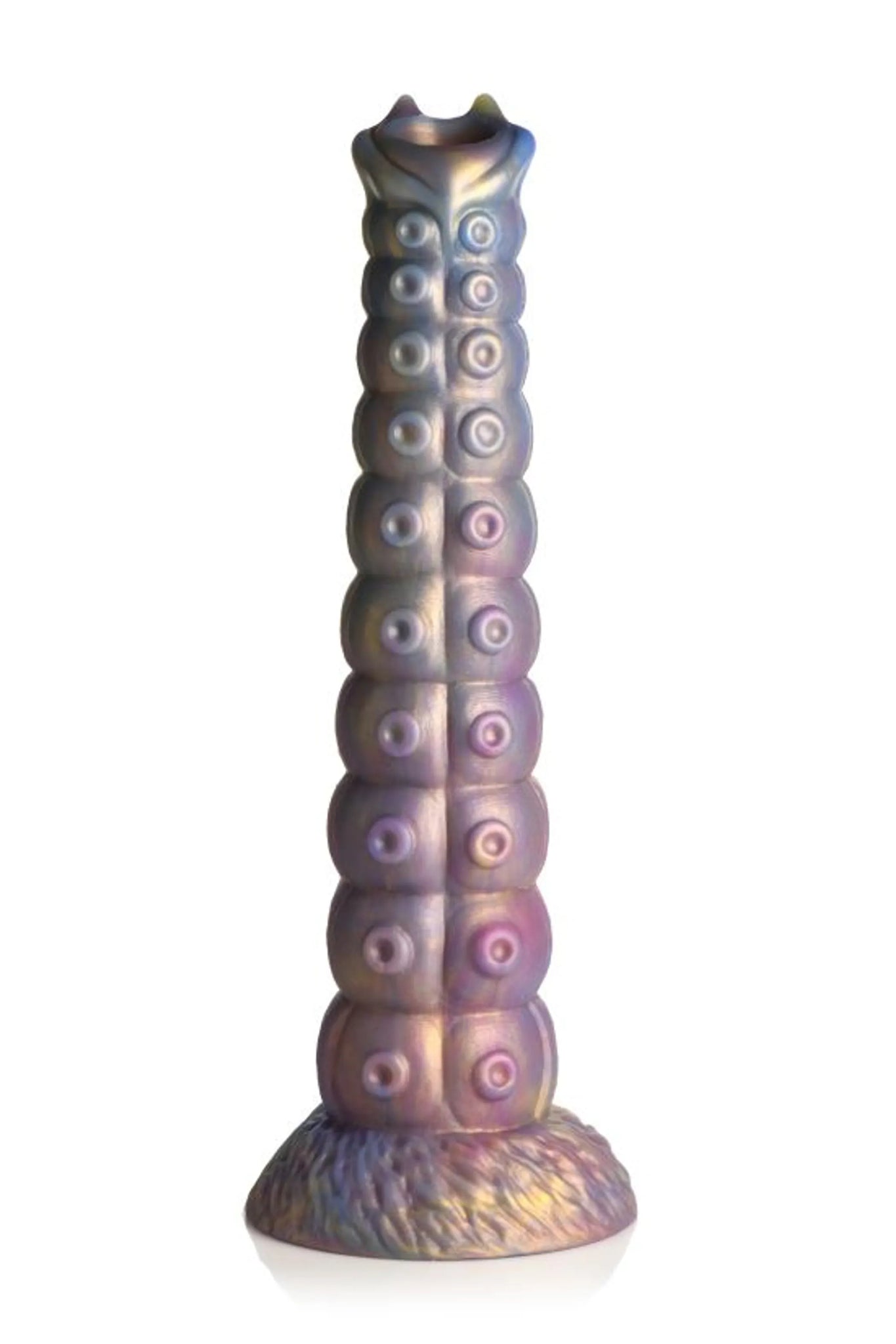 Deep Invader Tentacle Ovipositor Silicone Dildo with Eggs - 7.6" Insertable Length