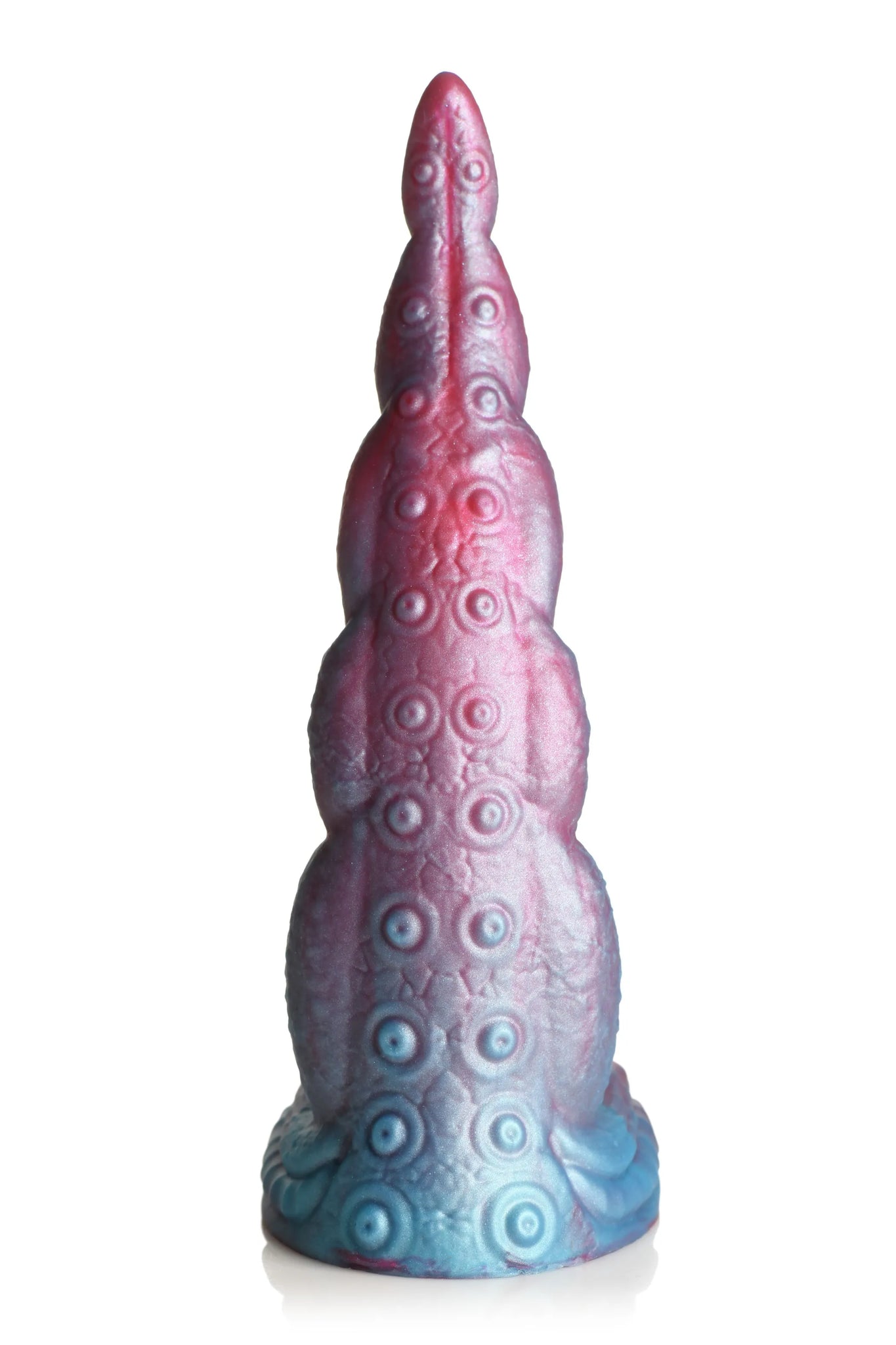 Tentacle Silicone Dildo with Suction Base, 7.5" Insertable Length